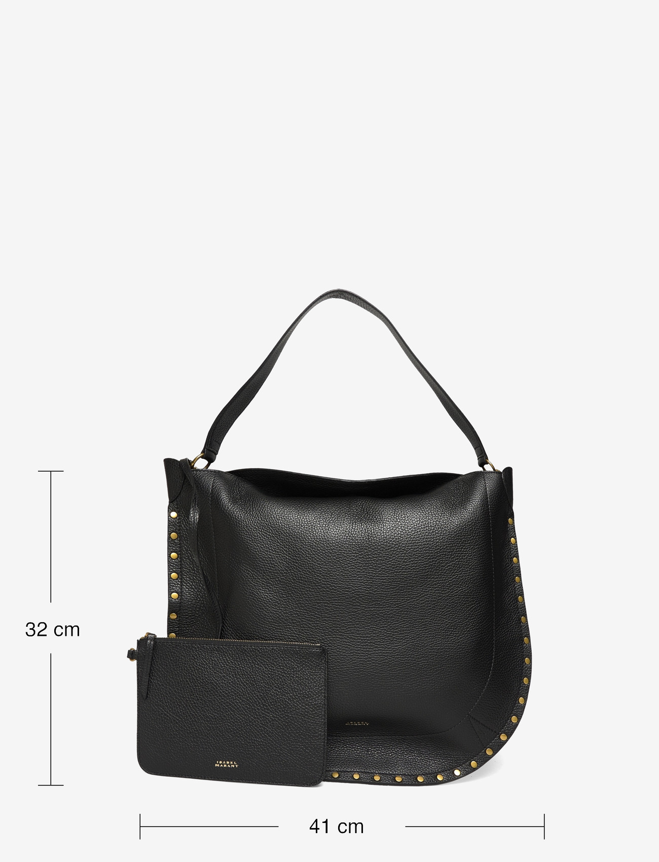 Isabel Marant - Oskan Hobo Bag - skuldertasker - black - 3