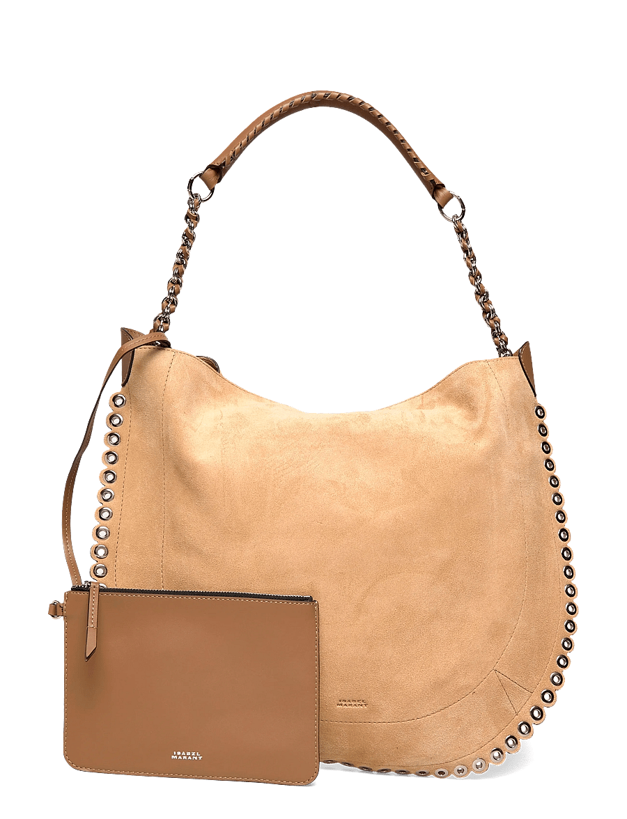 Isabel Marant - Oskan Hobo Soft Shoulder Bag - Õlakotid - beige - 0