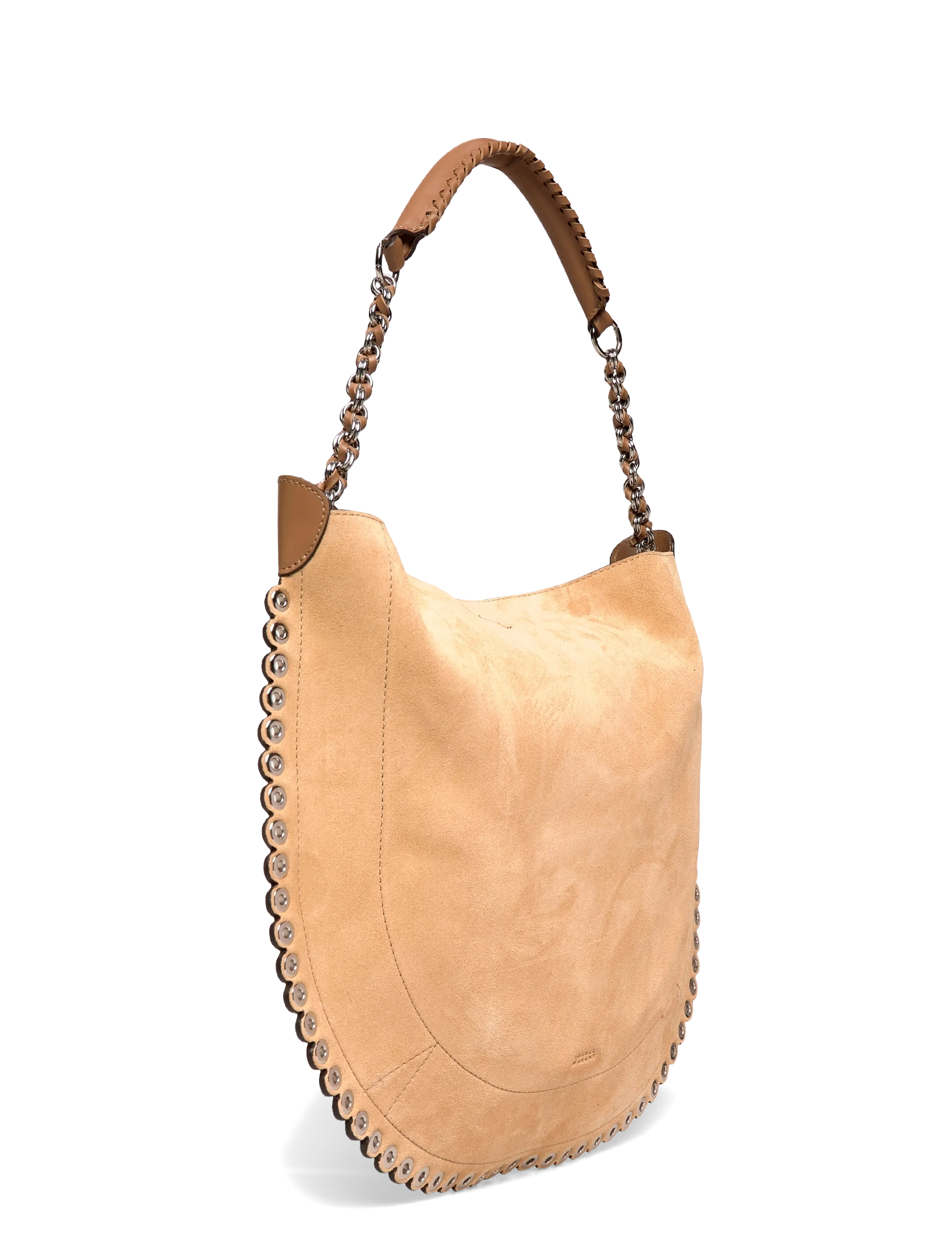 Isabel Marant - Oskan Hobo Soft Shoulder Bag - shoulder bags - beige - 2