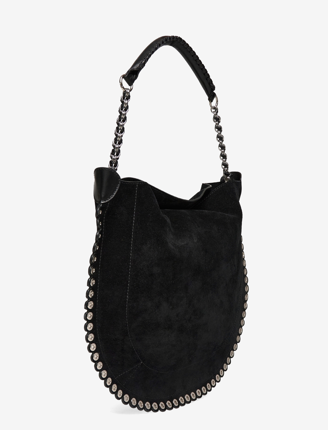 Isabel Marant - Oskan Suede Hobo Bag - shoulder bags - black - 2
