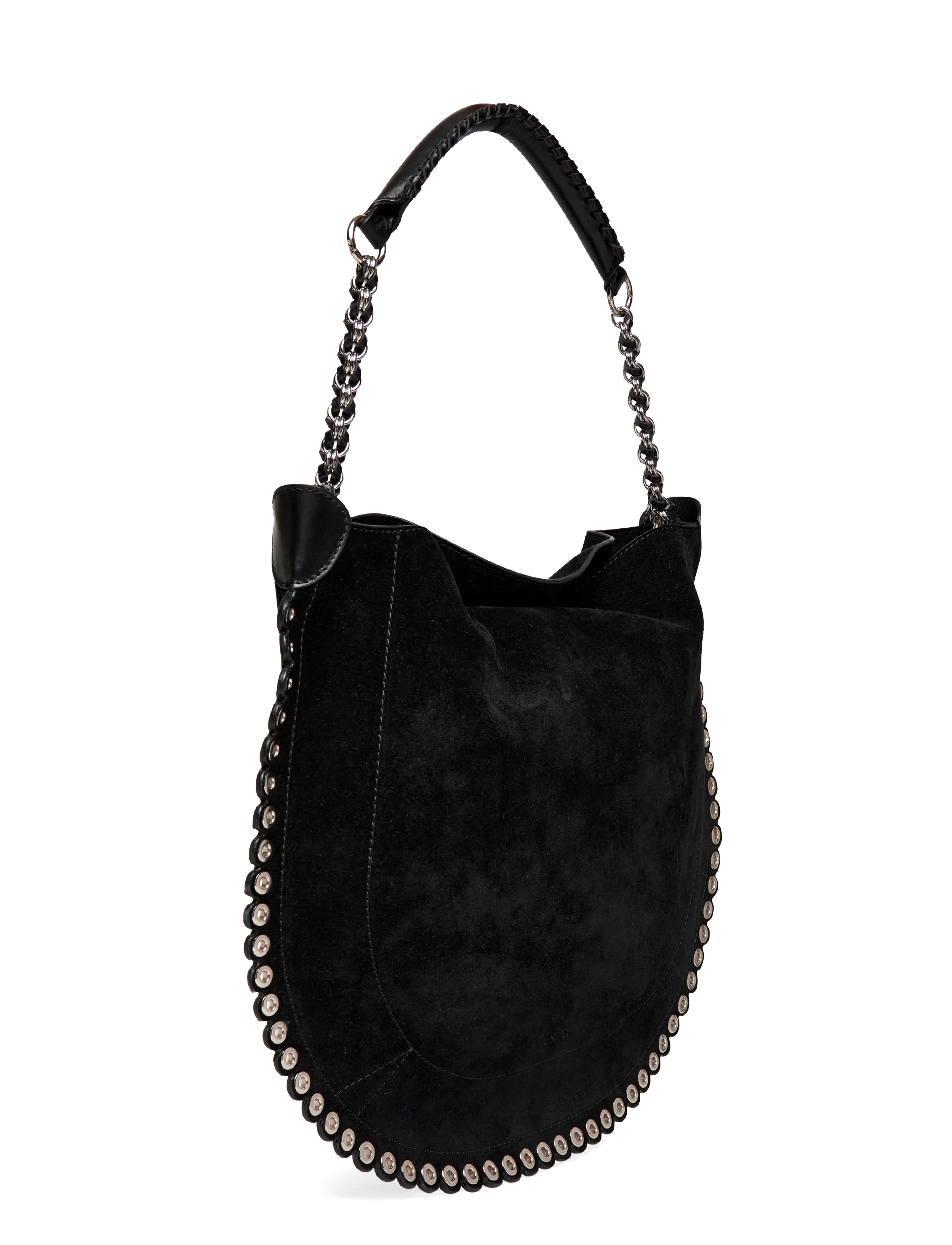 Isabel Marant - Oskan Suede Hobo Bag - Õlakotid - black - 2
