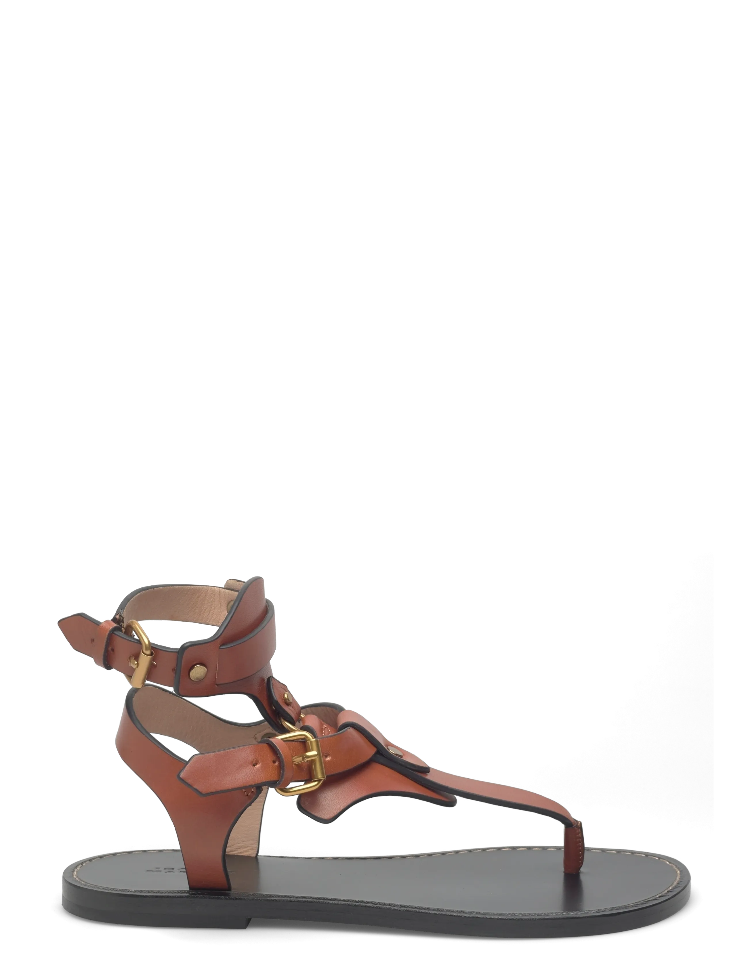 Isabel Marant - Eveena leather  sandals - gladiator sandals - brown - 1