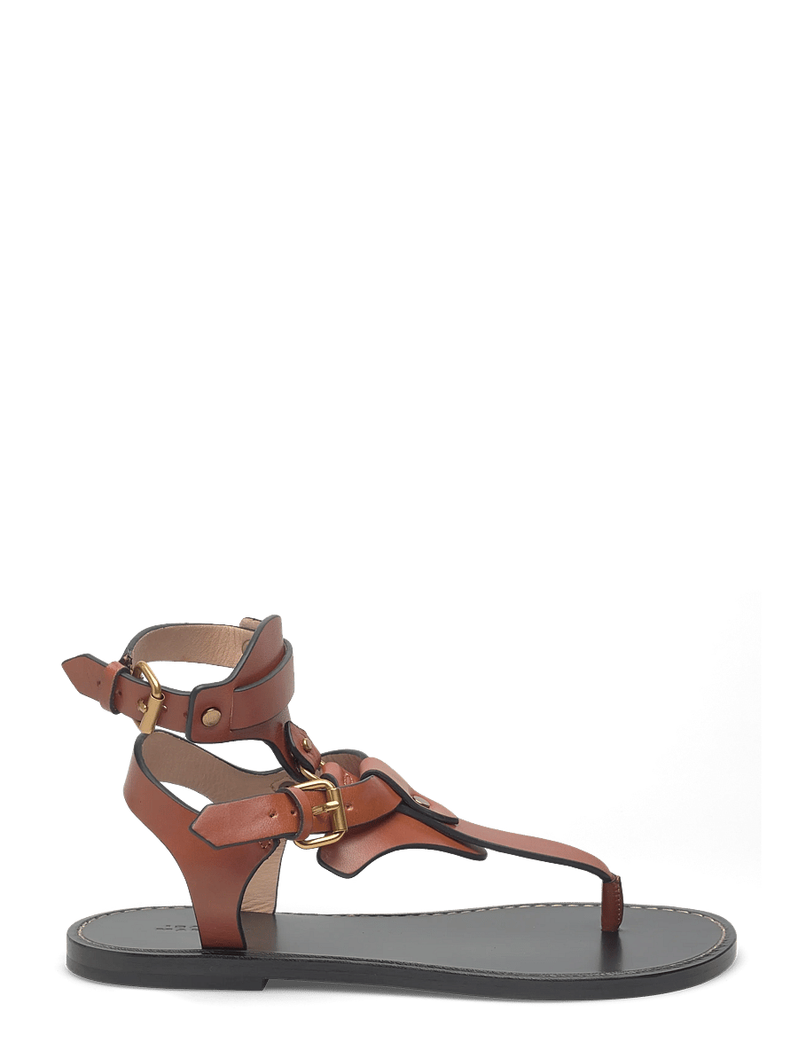 Isabel Marant - Eveena leather sandals - gladiator-sandalen - brown - 1