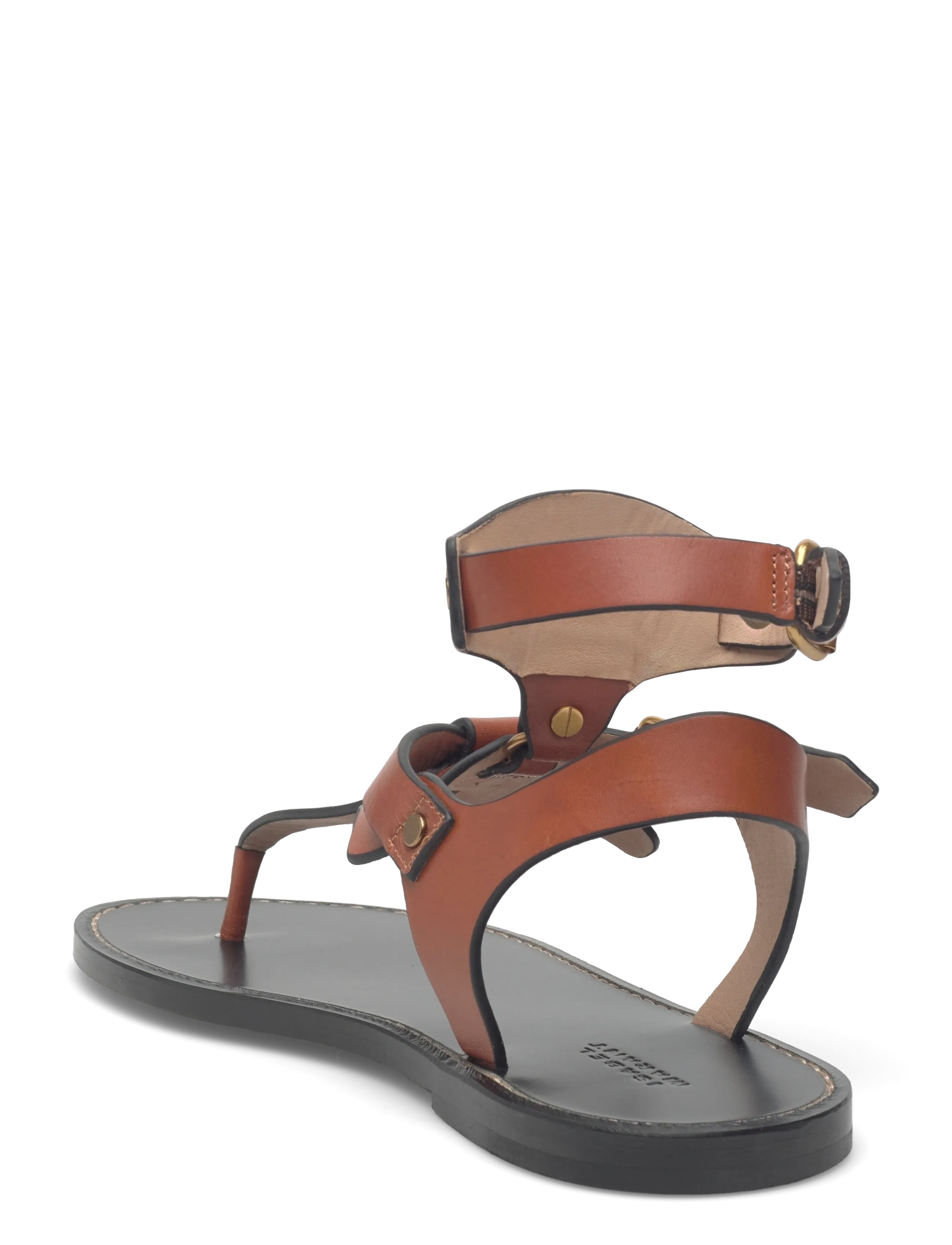 Isabel Marant - Eveena leather  sandals - gladiator sandals - brown - 2