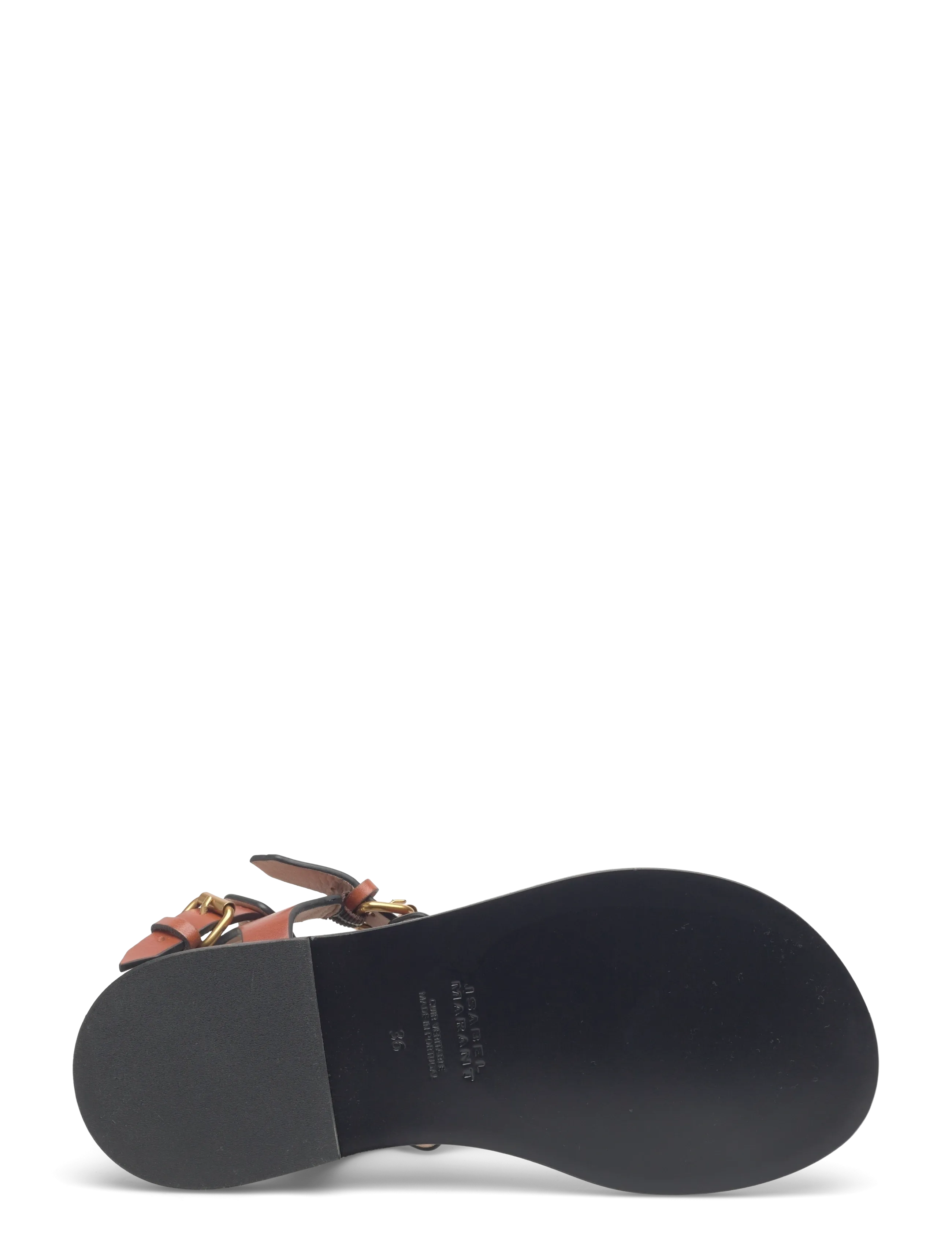 Isabel Marant - Eveena leather  sandals - gladiator sandals - brown - 4