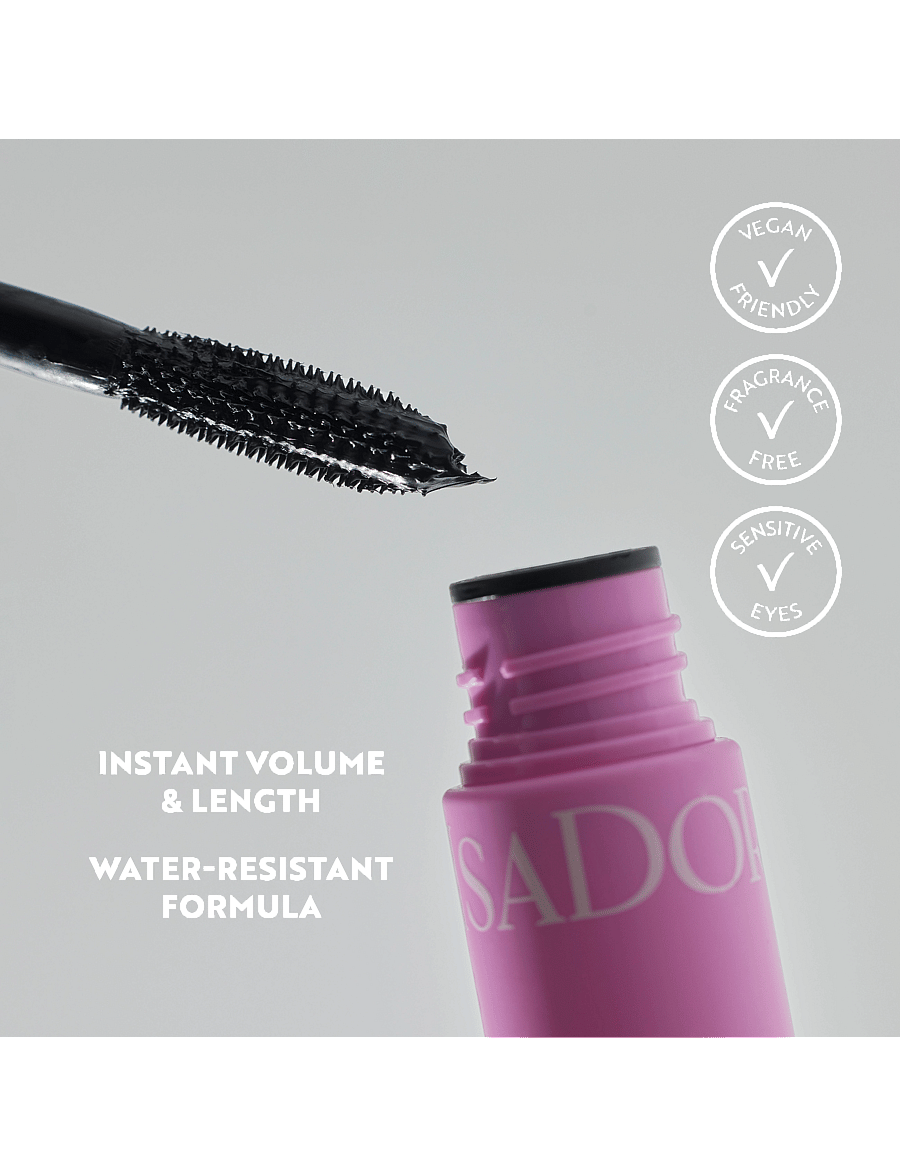 IsaDora - 10 Sec High Imp Length & Lift Mascara 01 Black 9 ML - silmad ja kulmud - black - 5