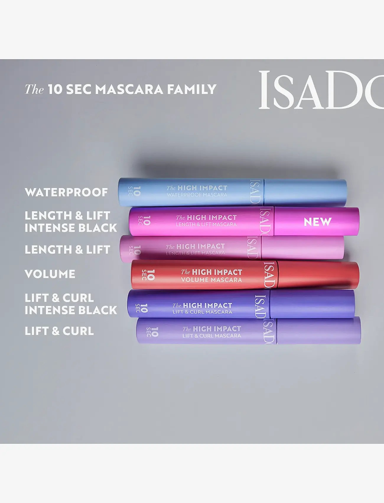 IsaDora - 10 sec High Imp Volume Mascara 01 Black 9 ML - black - 5