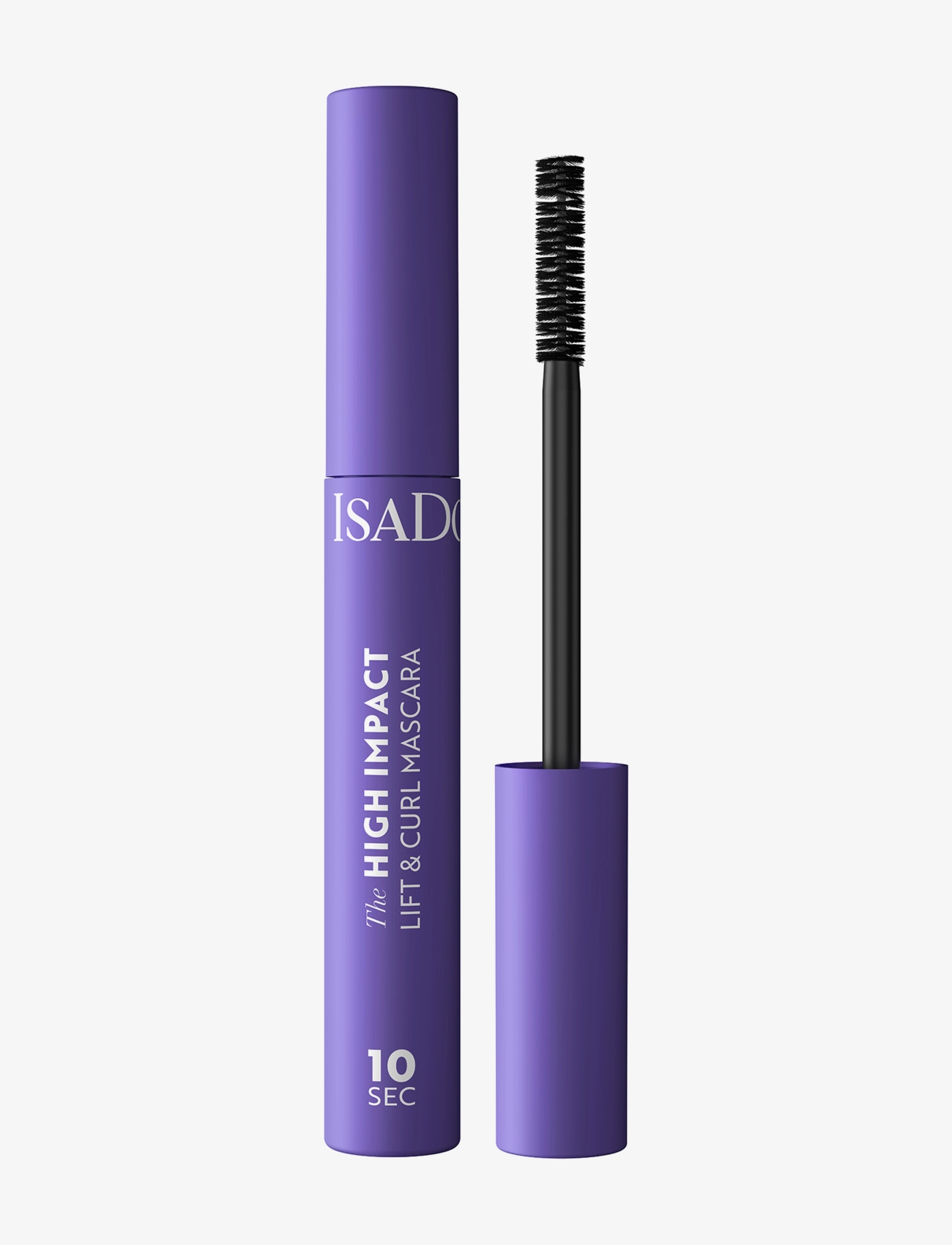 IsaDora 10 Sec High Imp Lift & Curl Mascara 02 Intense Black 9 Ml, Mascara, Sort, Str: 9 ml