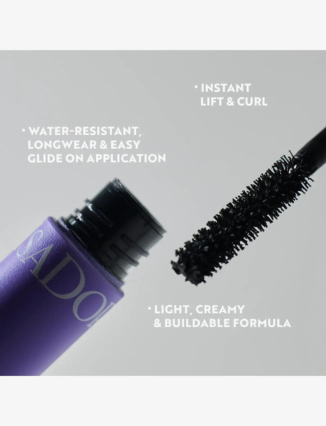 IsaDora - 10 sec High Imp Lift & Curl Mascara 02 Intense Black 9 ML - augu og augabrúnir - intense black - 5