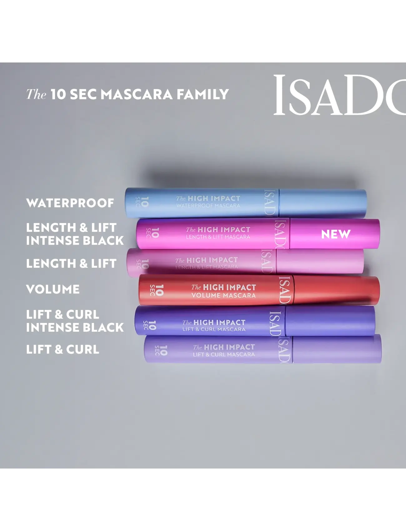 IsaDora - 10 sec High Imp Lift & Curl Mascara 02 Intense Black 9 ML - Øjne & bryn - intense black - 4
