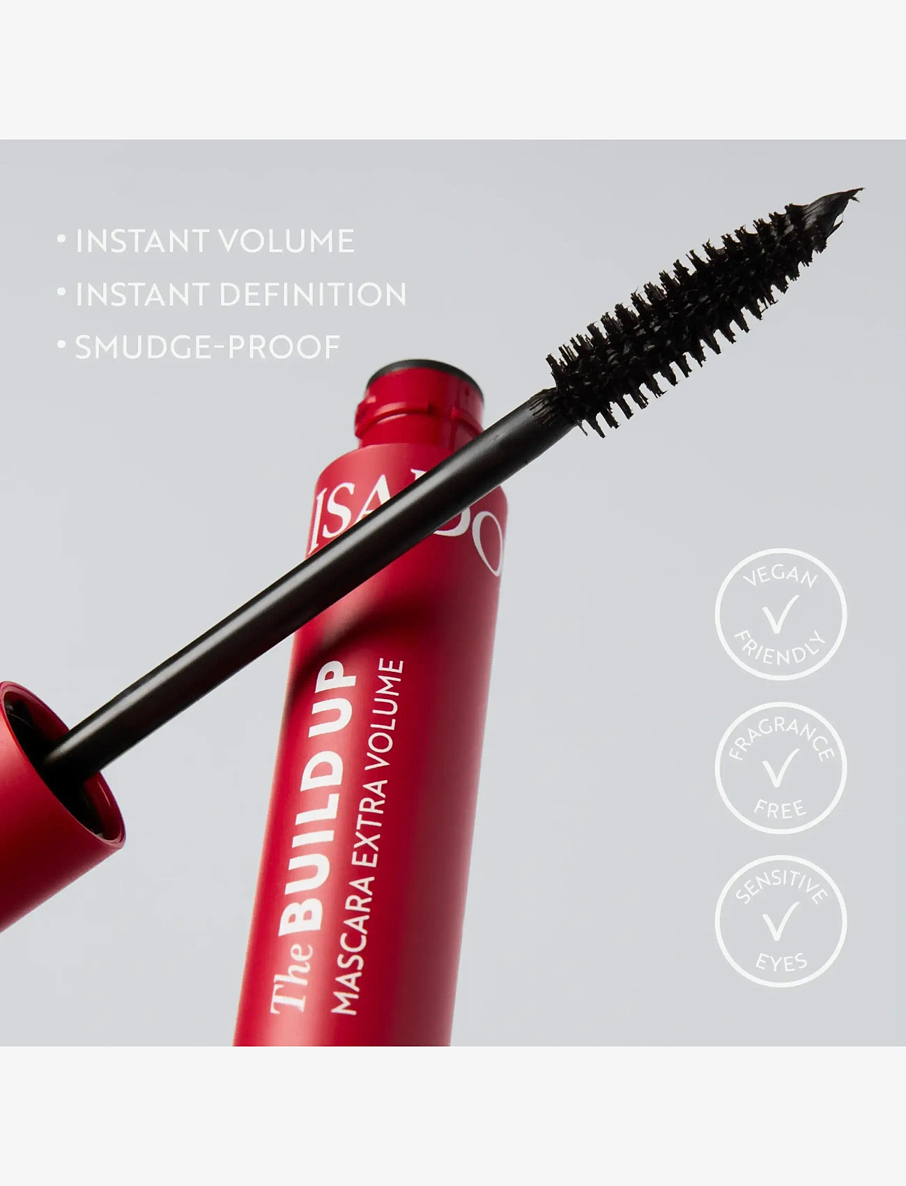 IsaDora - Build Up Mascara Extra Volume 01 Super Black 10 ML - konfirmationstøj - super black - 5