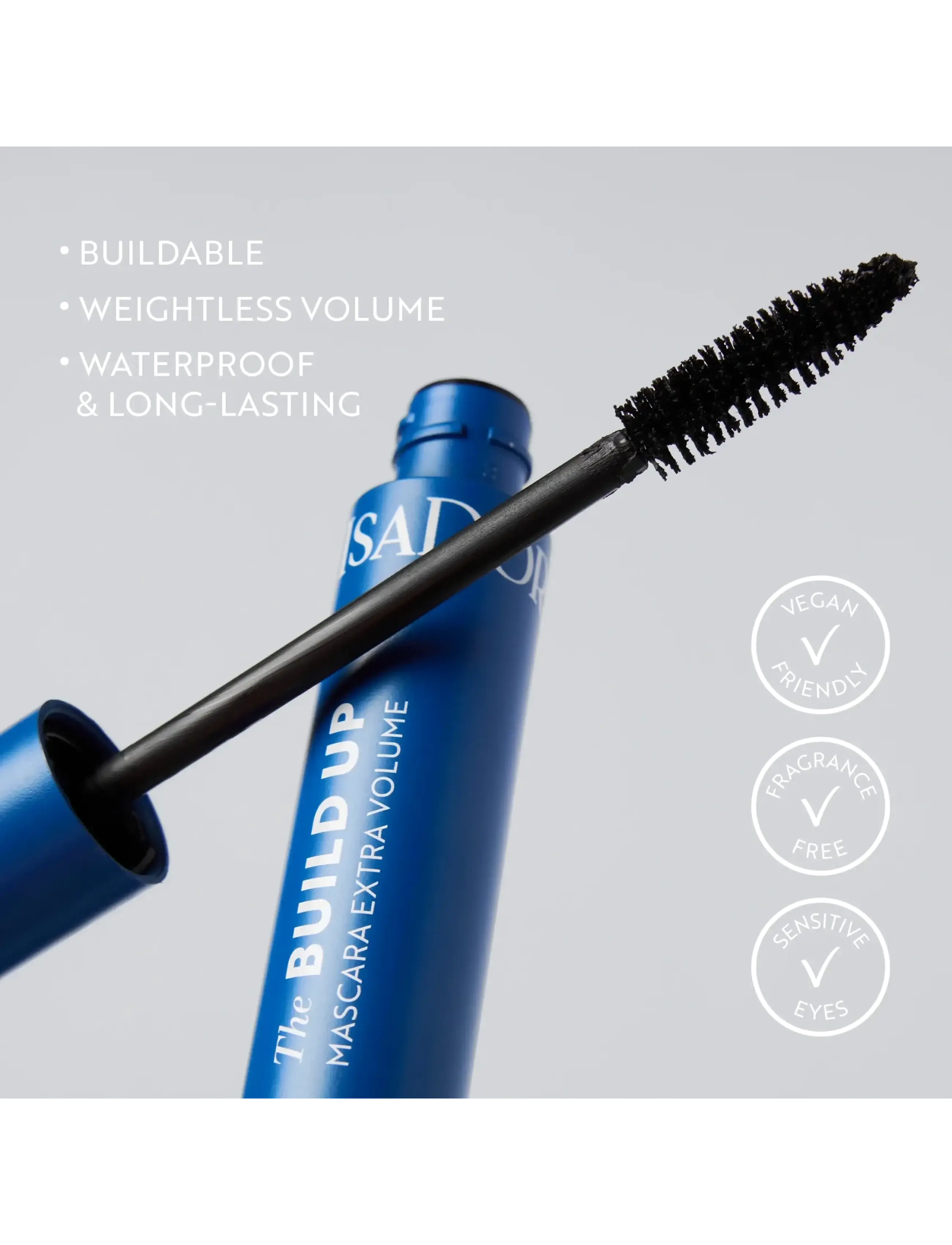 IsaDora - Build Up Mascara Extra Volume Waterproof 01 Black 10 ML - Ögon & bryn  - black - 5