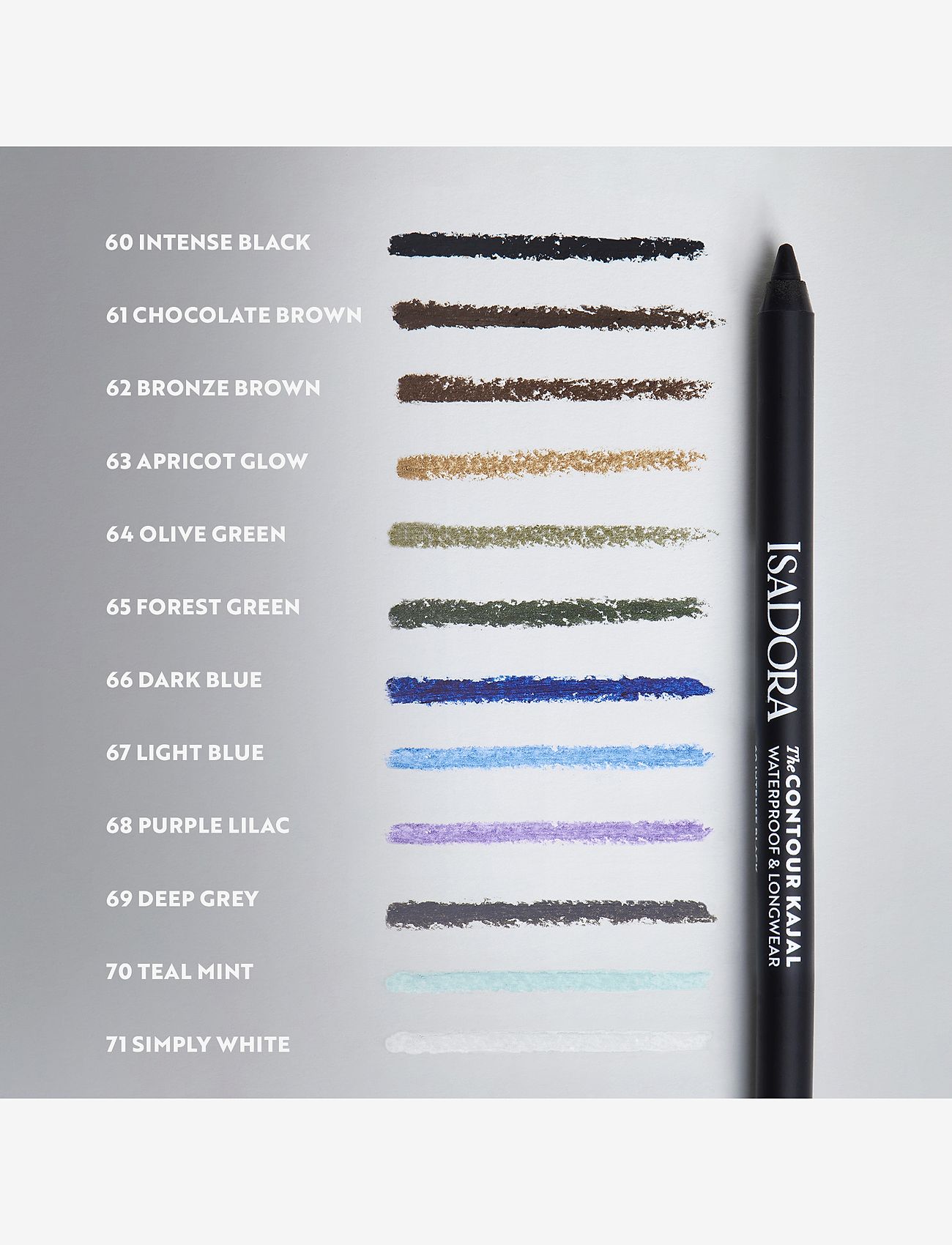 IsaDora - Contour Kajal 60 Intense Black 1,2 G - konfirmationstøj - intense black - 4