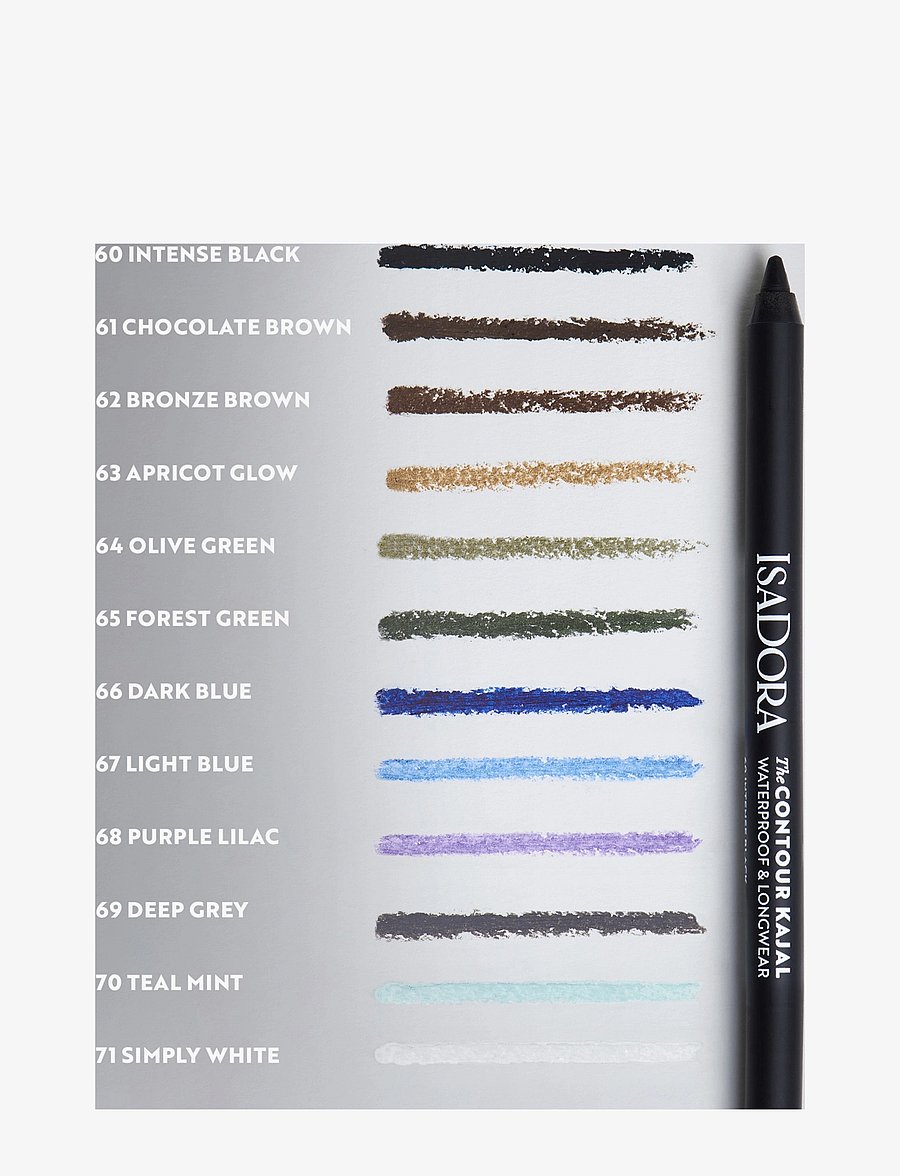 IsaDora - Contour Kajal 67 Light Blue 1,2 G - makeup - light blue - 4