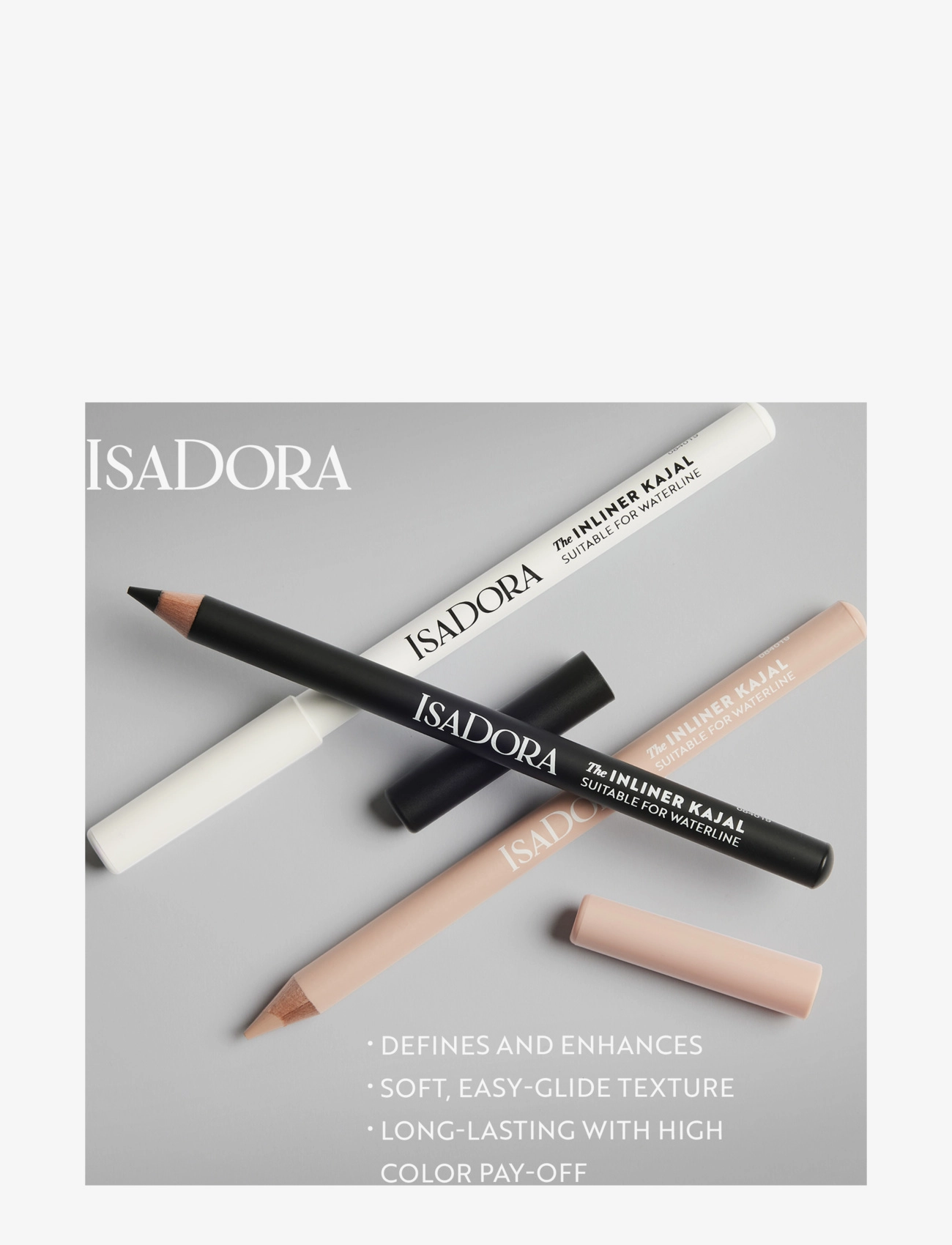 IsaDora - Inliner Kajal 50 Satin White  1,1 G - makeup - satin white - 3