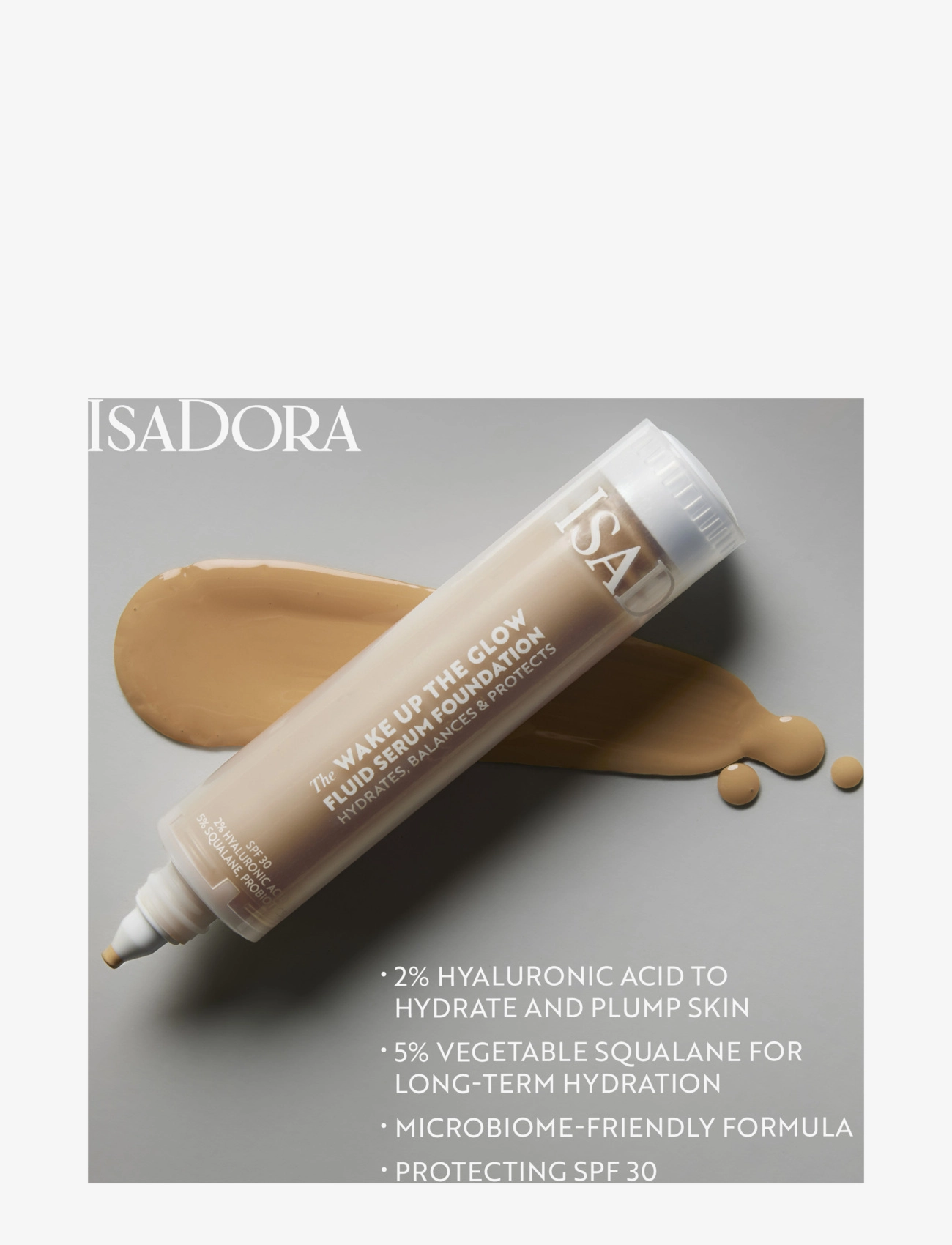 IsaDora - Wake Up the Glow Fluid Serum Ftd 5N  30 ML - makeup - 5n - 4