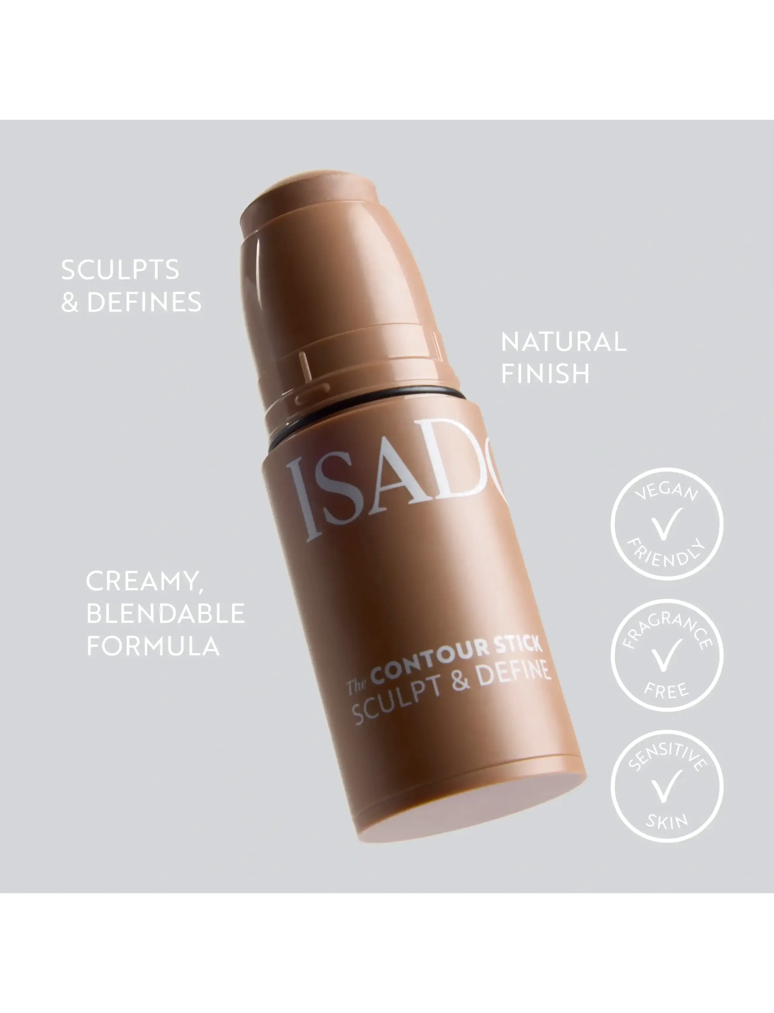 IsaDora - Contour Stick 30 Cool Beige 5,5 G - makeup - cool beige - 3