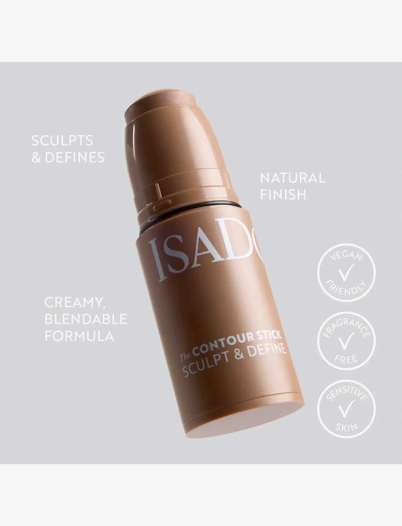 IsaDora - Contour Stick 34 Dark Almond 5,5 G - makeup - dark almond - 5