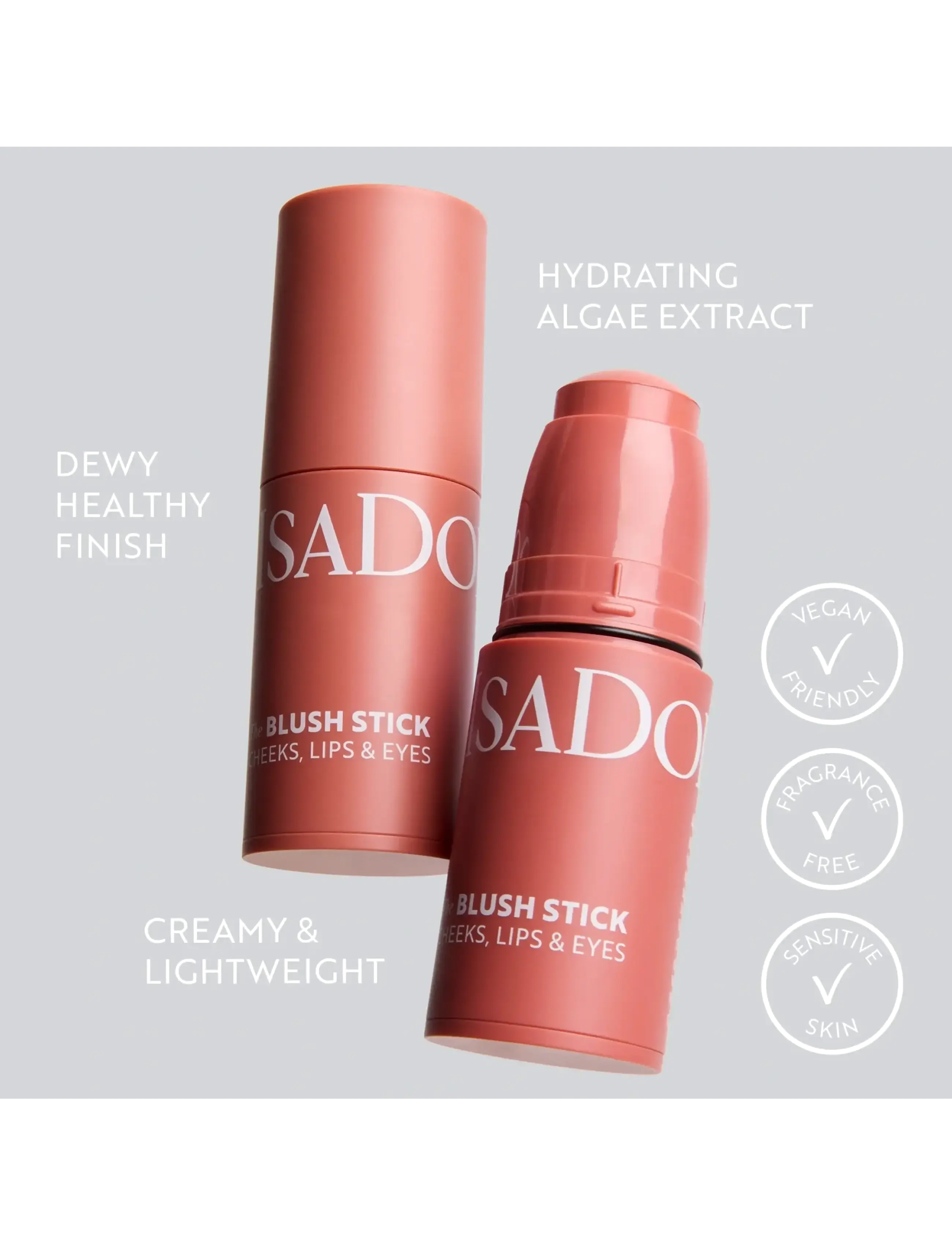 IsaDora - Blush Stick 40 Soft Pink 5,5 G - konfirmationstøj - soft pink - 5