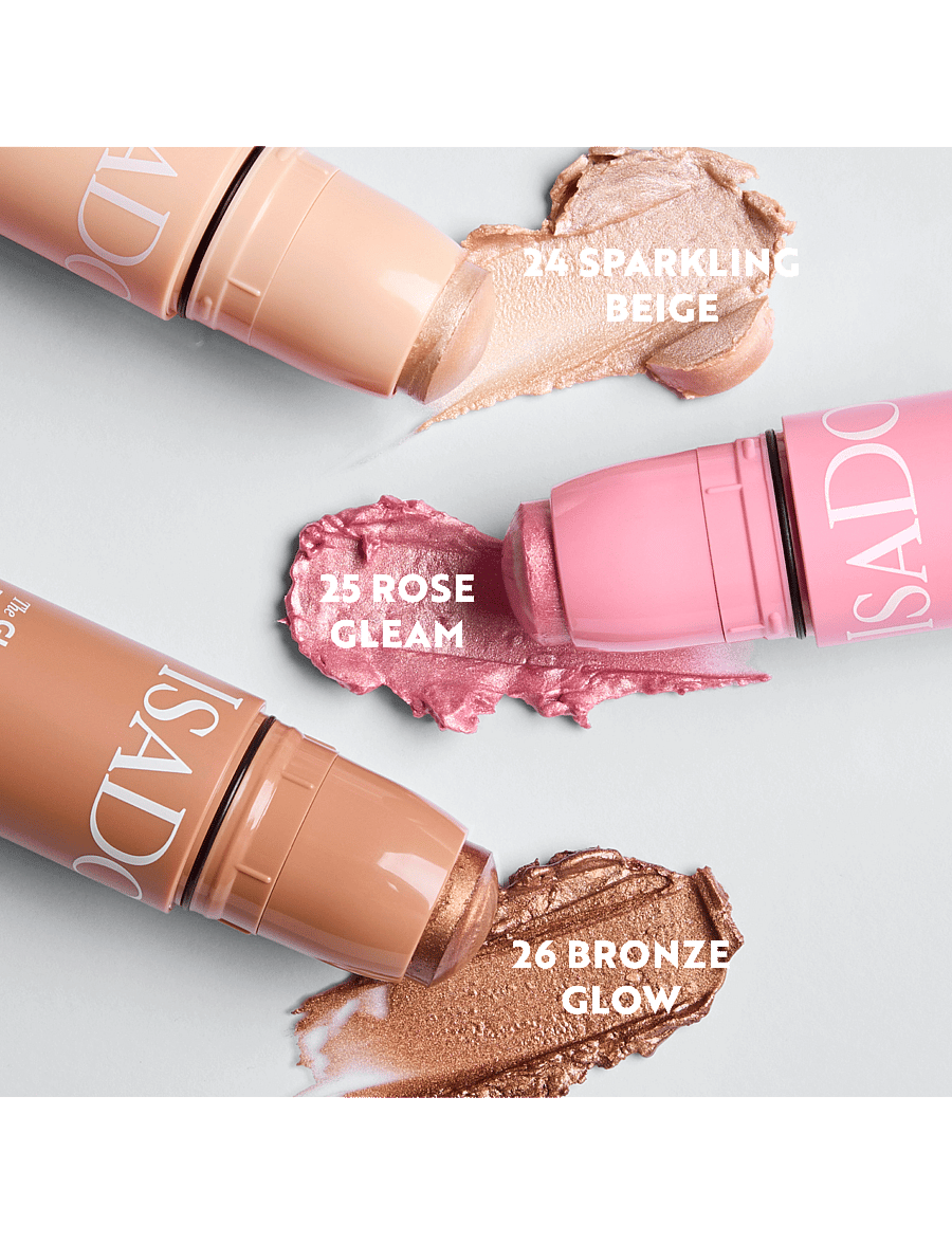 IsaDora - Glow Stick 25 Rose Gleam 5,5 G - makeup - rose gleam - 4