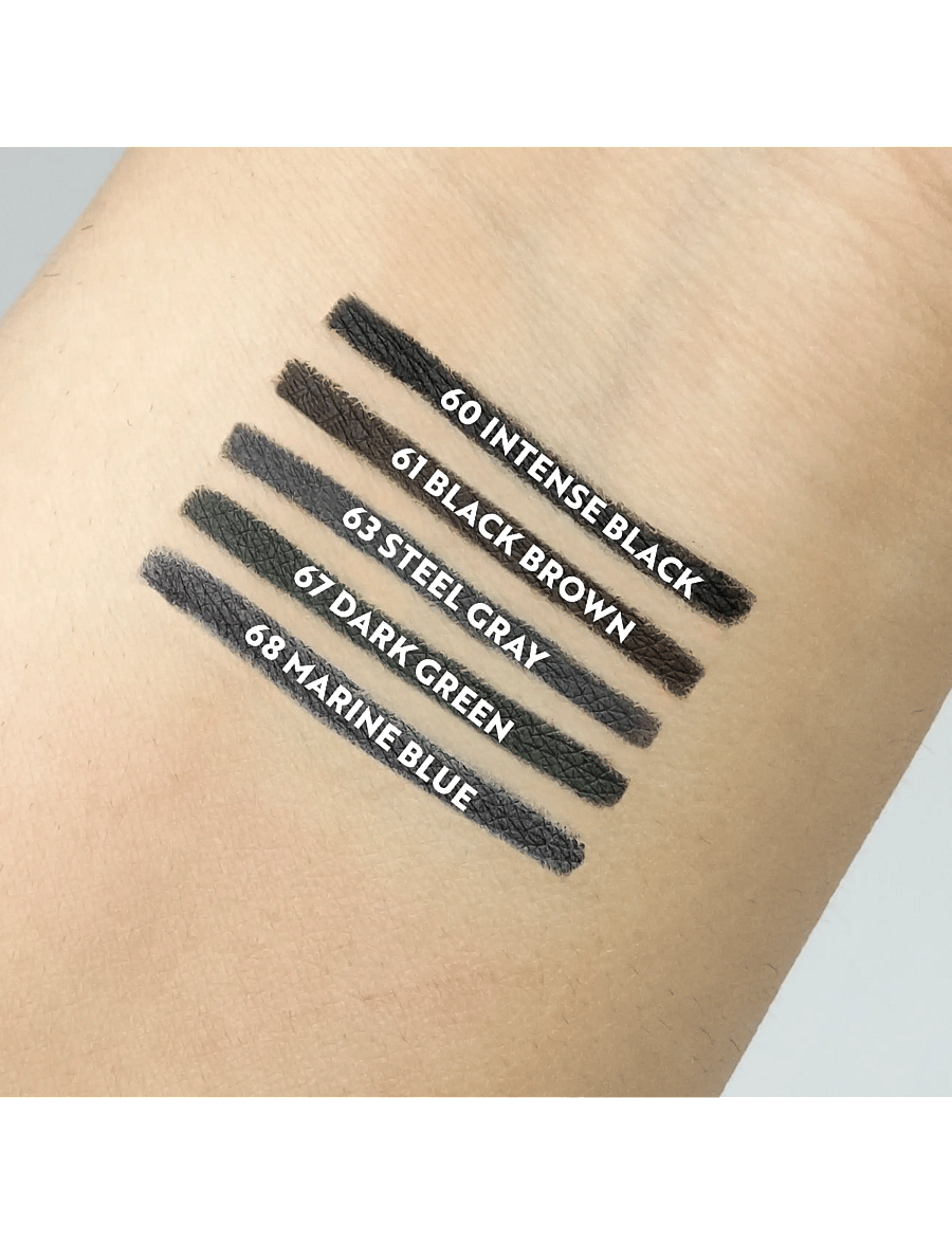 IsaDora - The Intense Eyeliner 24H Wear & Smudgeproof 61 Black Brown - makeup - black brown - 5