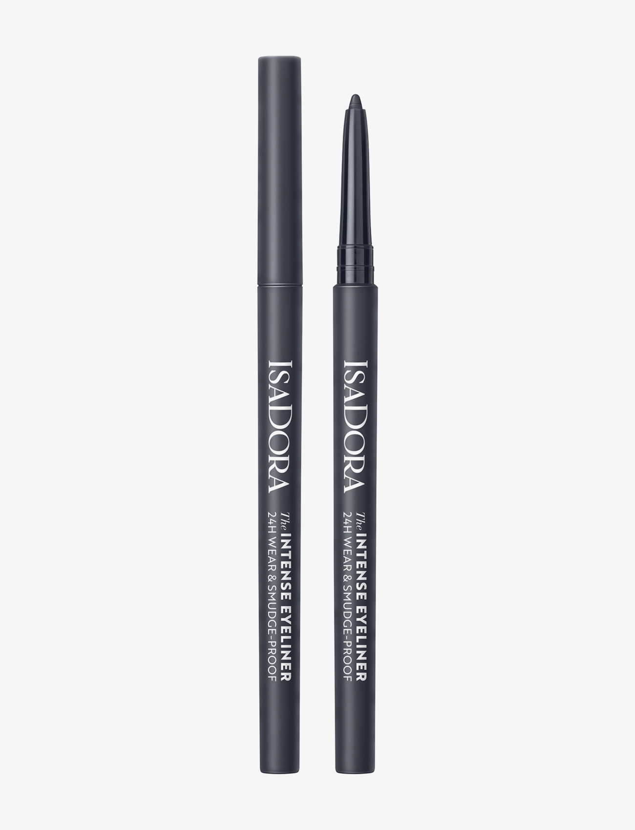 IsaDora The Intense Eyeliner 24H Wear & Smudgeproof 63 Steel Gray, 0.35 G, Grey, Øjne > Eyeliner, Dame