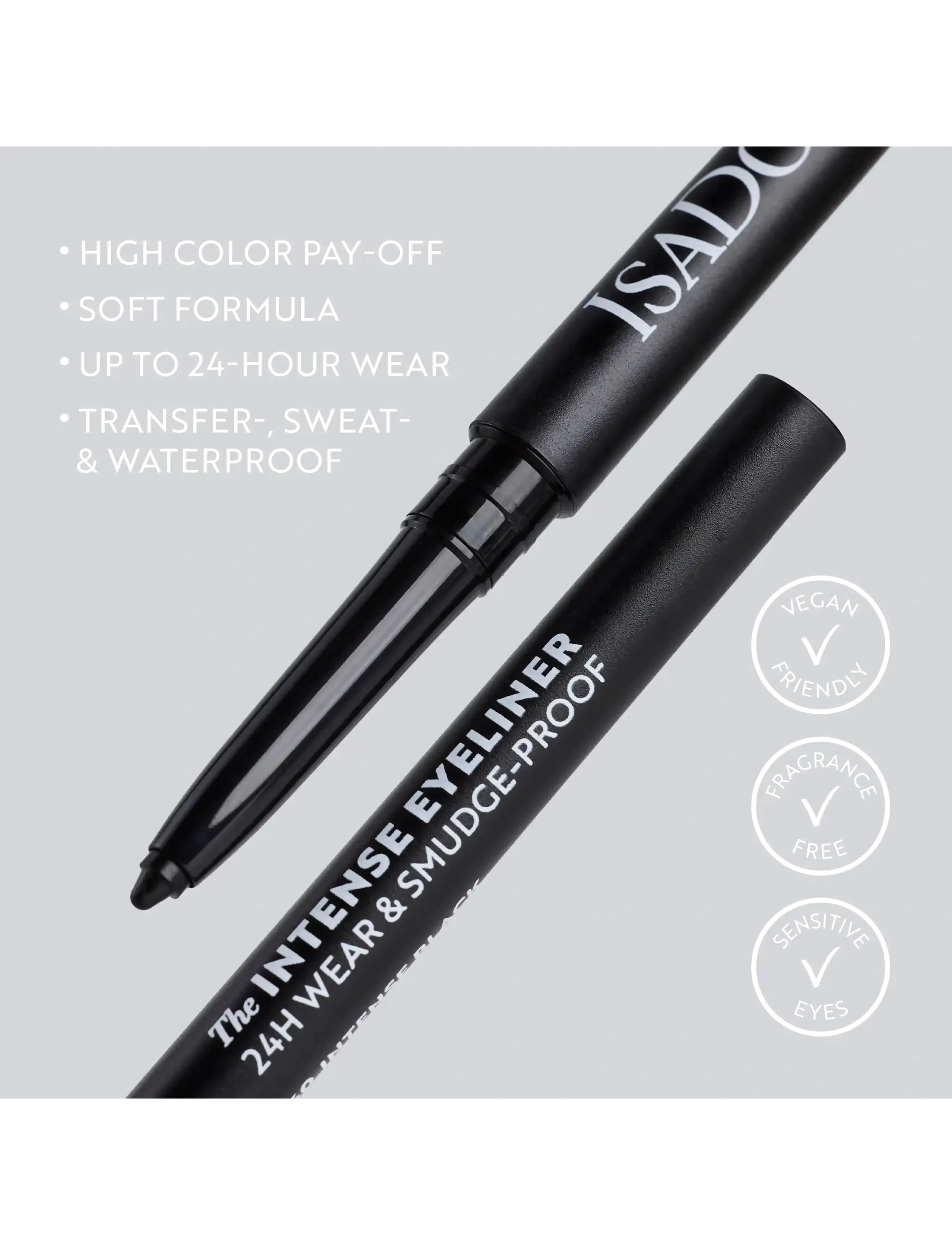 IsaDora - The Intense Eyeliner 24H Wear & Smudgeproof 67 Dark Green - konfirmationstøj - dark green - 4