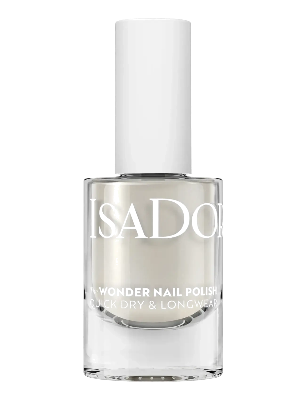 IsaDora The Wonder Nail Polish Quick Dry & Longwear 100 Pearly Frost, Neglelak, Sølv, Str: 5 ml