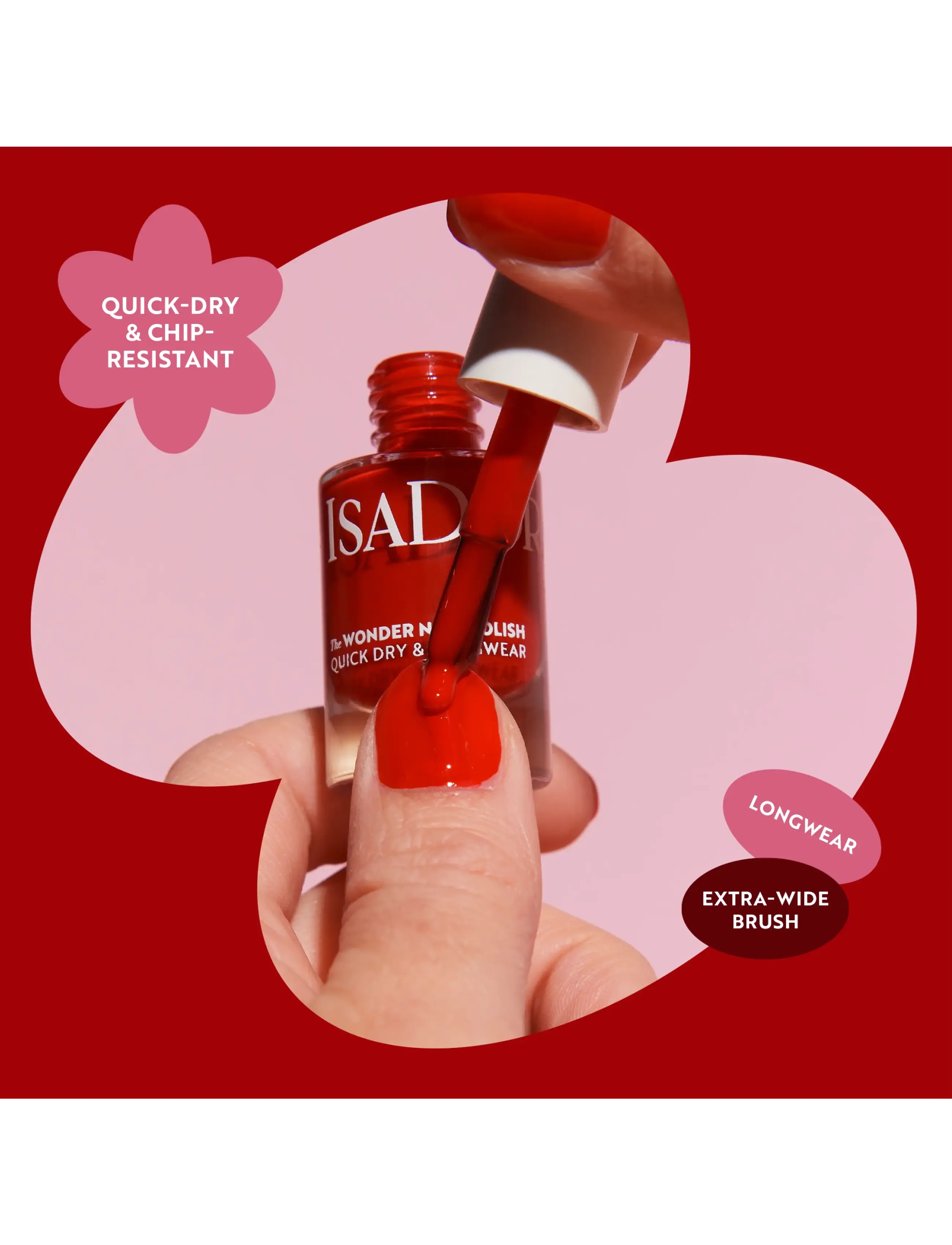 IsaDora - The Wonder Nail Polish Quick dry & Longwear 101 Simply White - makeup - simply white - 3