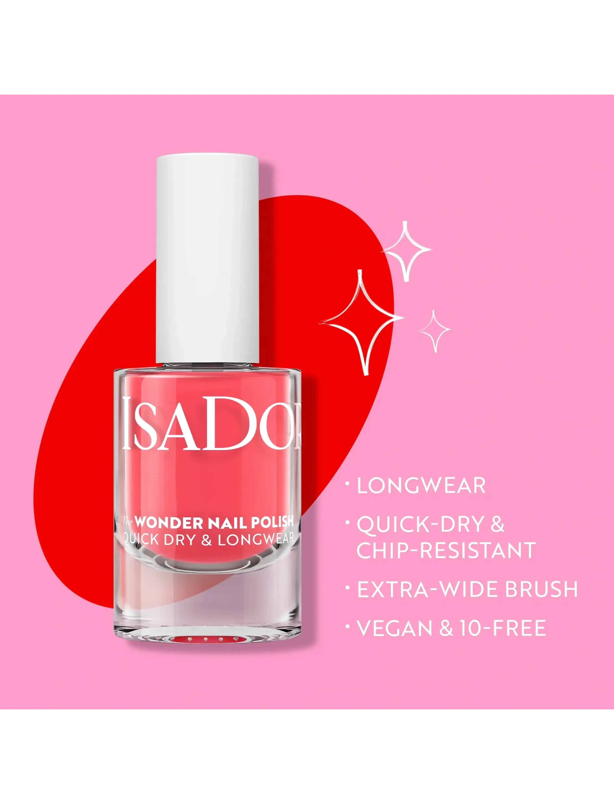 IsaDora - The Wonder Nail Polish Quick dry & Longwear 132 Intense Rust - makeup - intense rust - 2