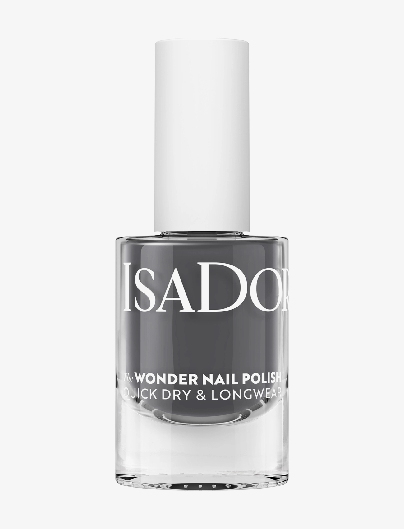 IsaDora The Wonder Nail Polish Quick Dry & Longwear 138 Graphite Grey, Neglelak, Grå, Str: 5 ml
