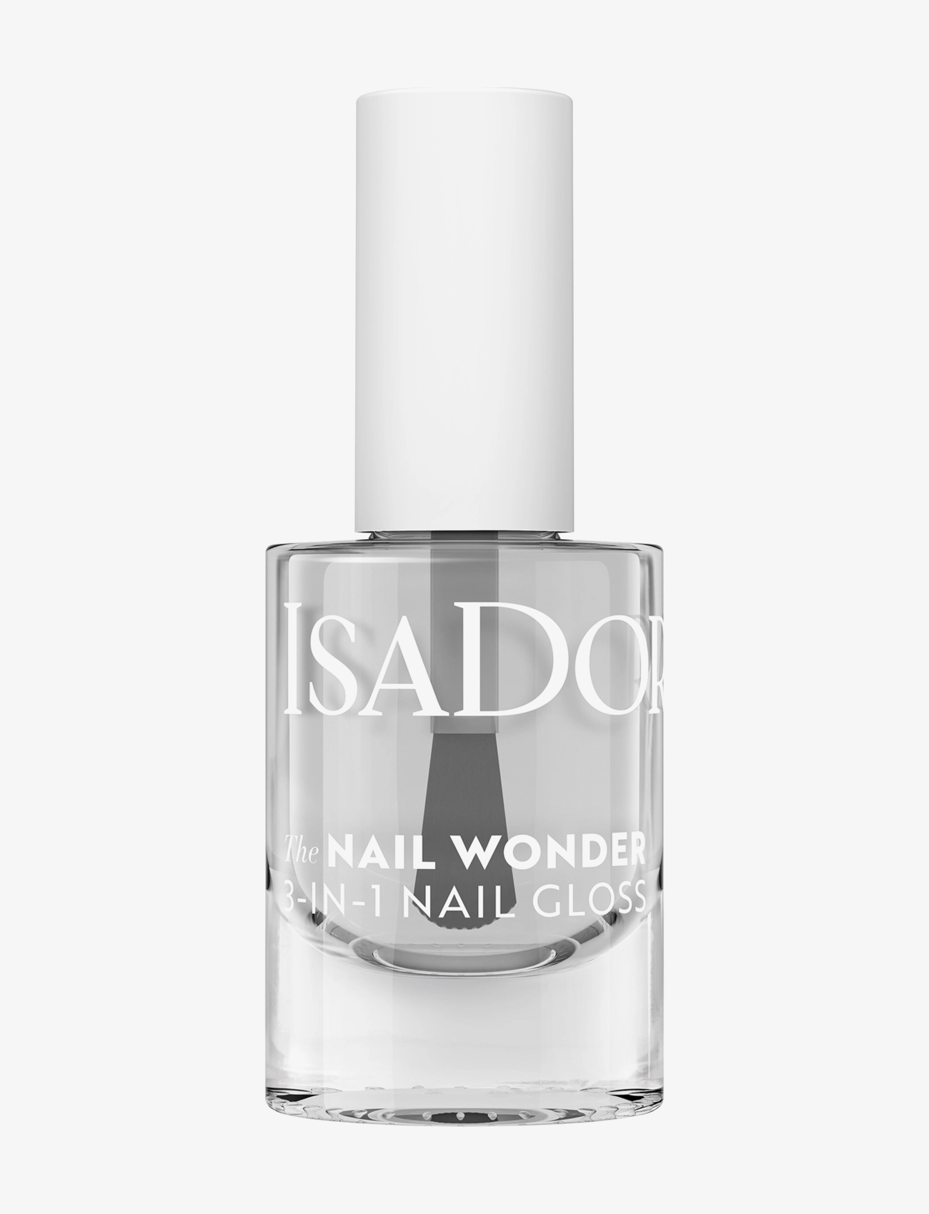 IsaDora The Nail Wonder 3 in 1 Nail Polish 01 Clear 3in1 - Negleprodukter - CLEAR 3-IN-1 / clear