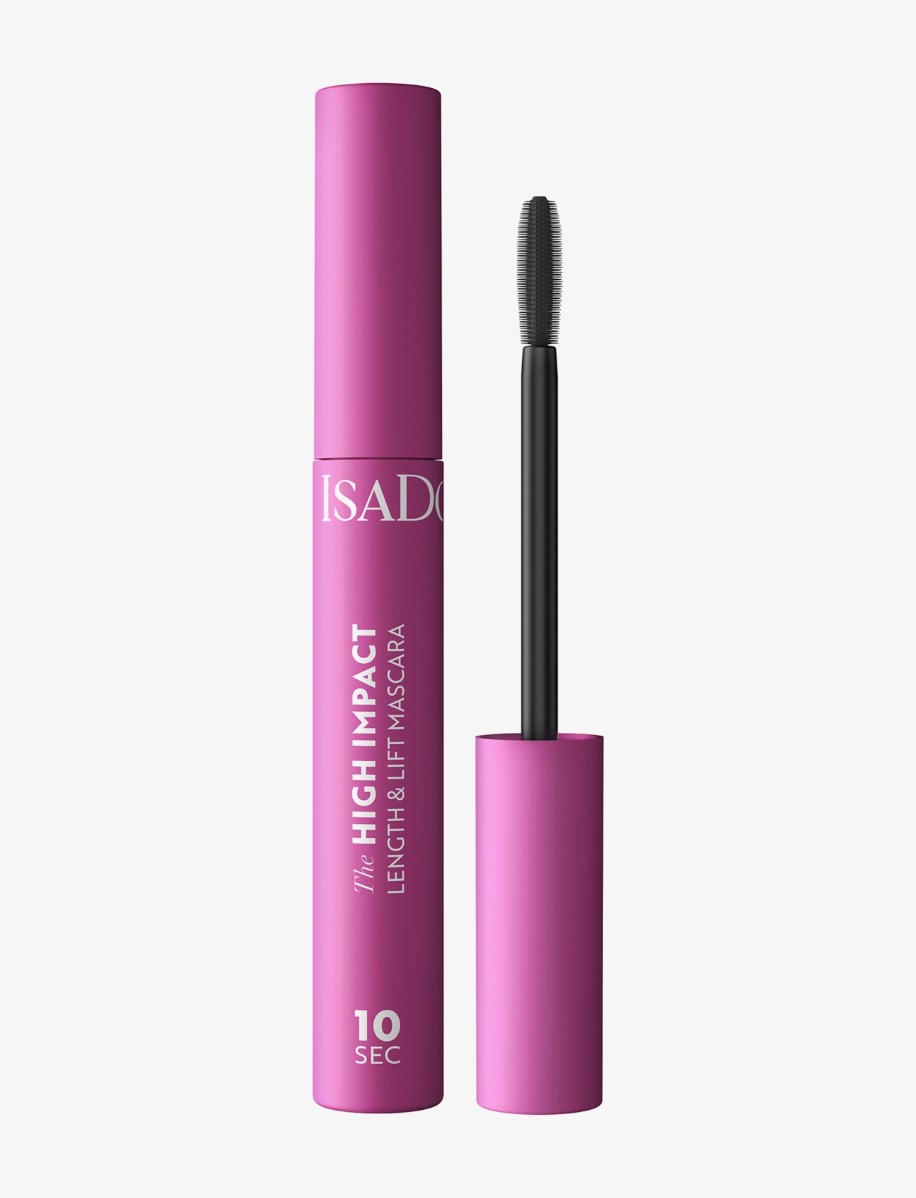 IsaDora The 10 Sec High Impact Length & Lift Mascara 02 Intense Black, Mascara, Sort, Str: 9 ML