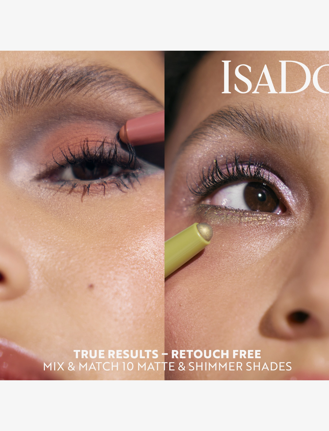 IsaDora - The Shimmer Eyeshadow Stick Longwear & WaterResistant 40 Silver Highlight - makeup - silver highlight - 4