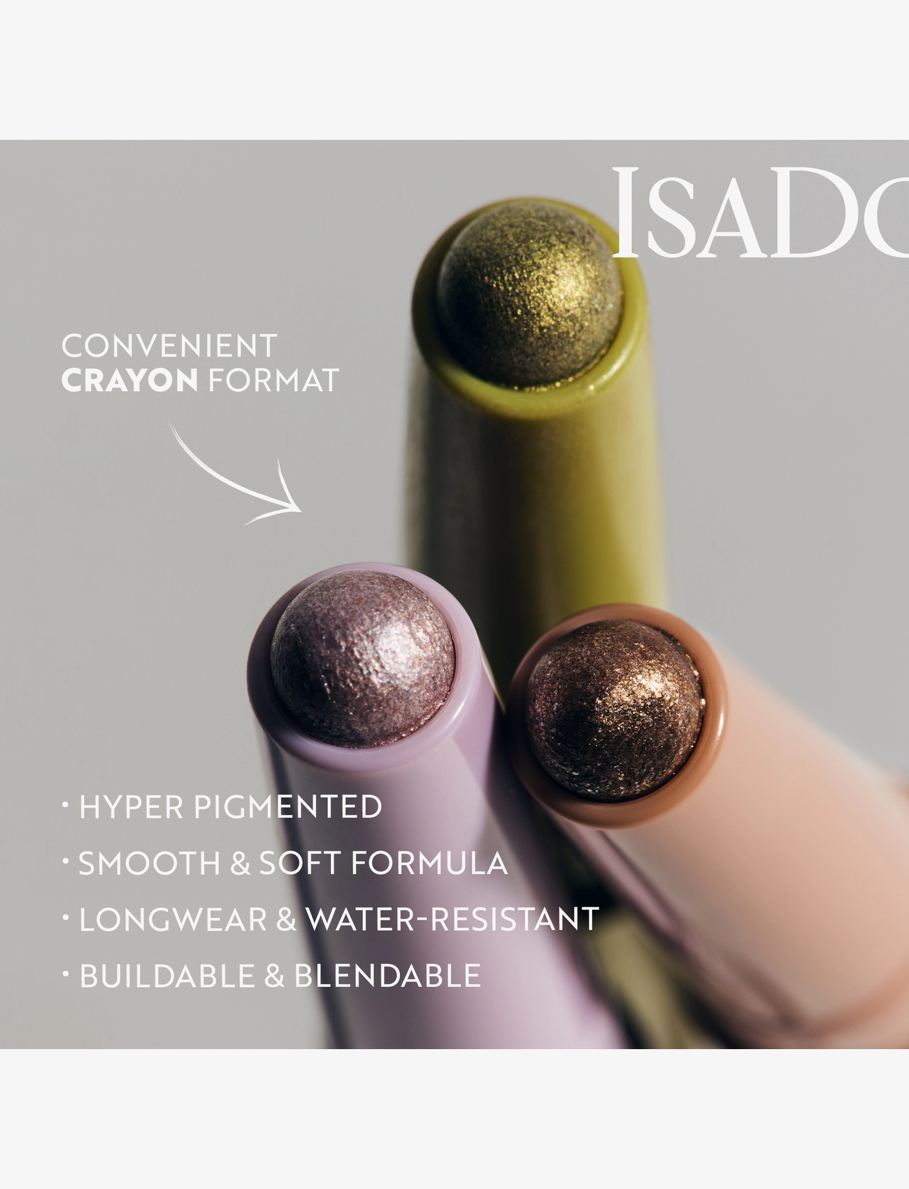 IsaDora - The Matte Eyeshadow Stick Longwear & WaterResistant 62 True Brown - makeup - true brown - 4