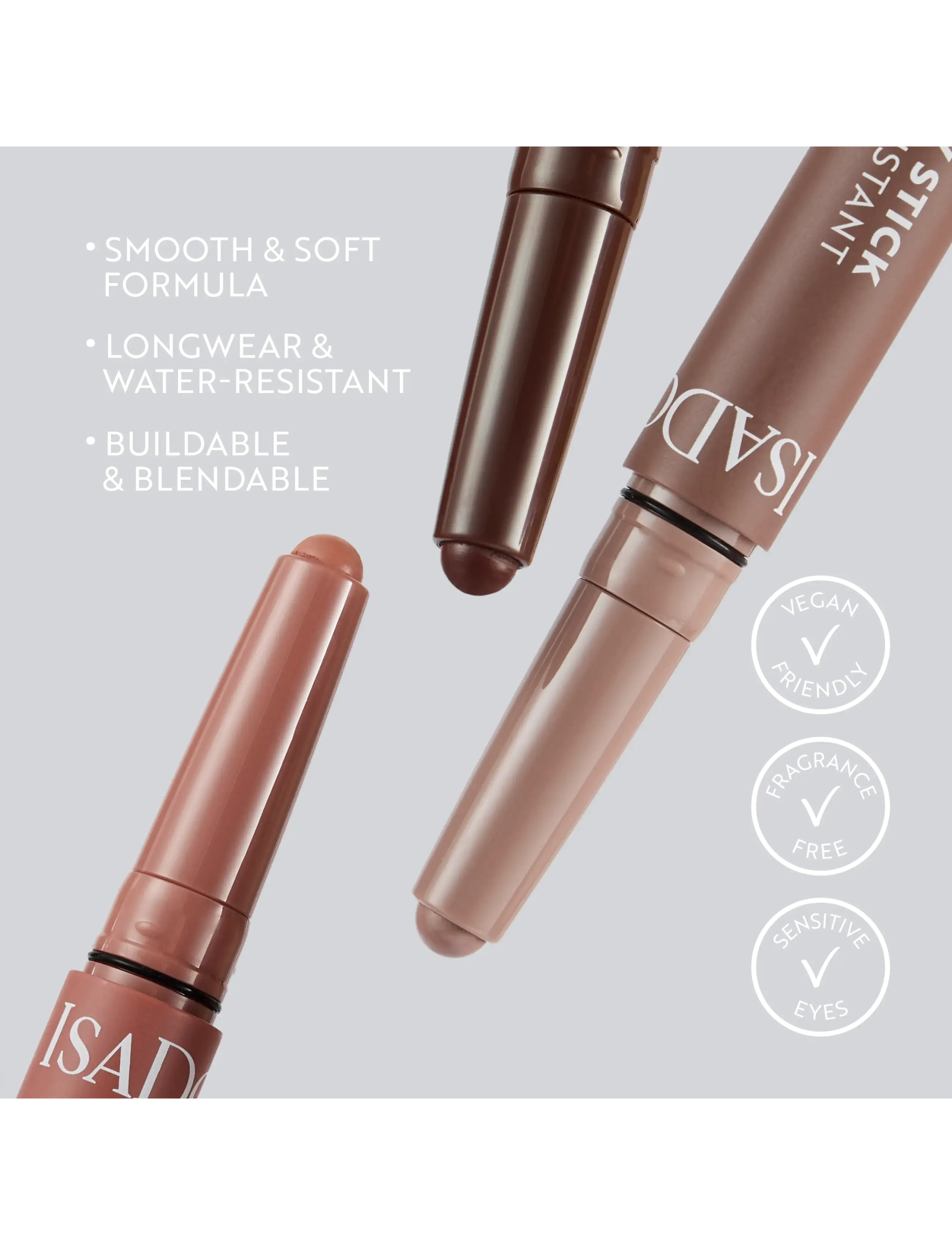 IsaDora - The Matte Eyeshadow Stick Longwear & WaterResistant 62 True Brown - smink - true brown - 4