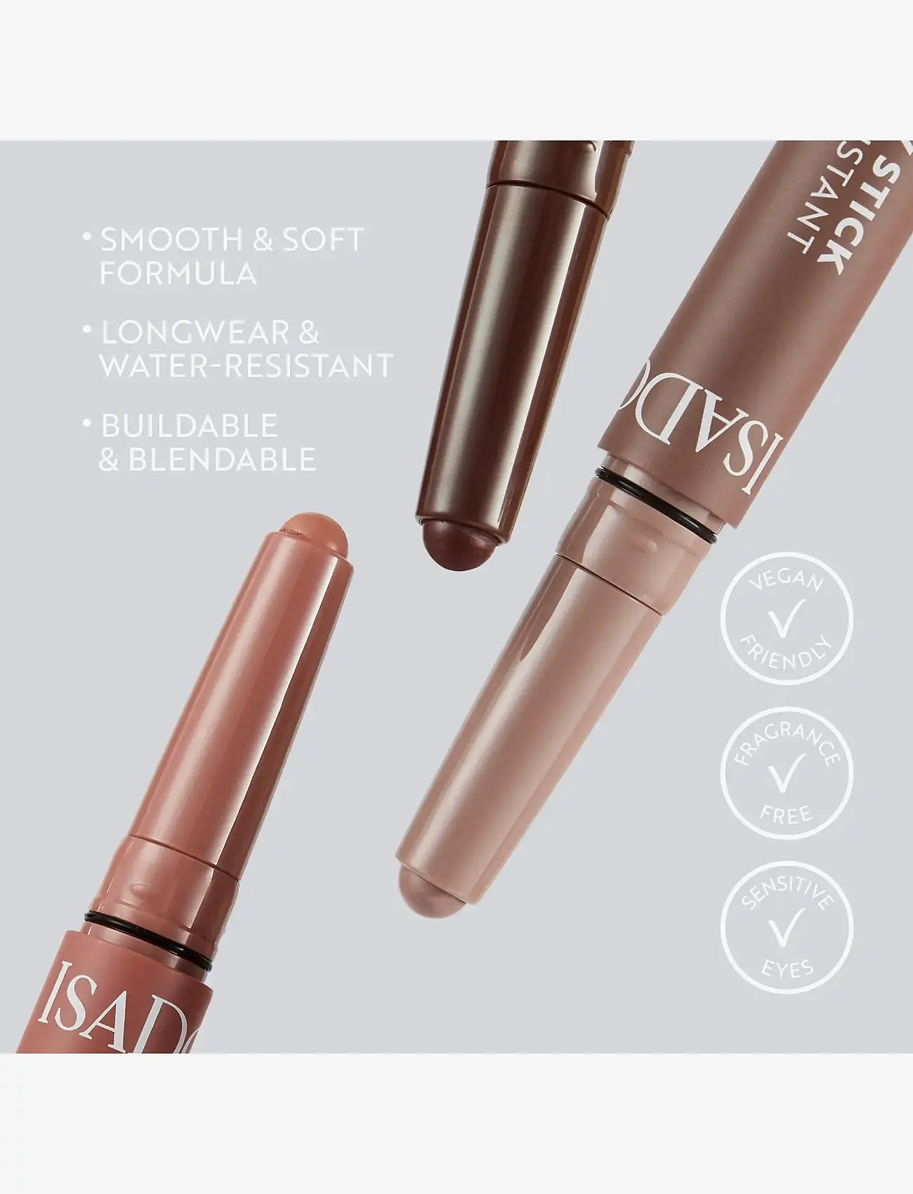 IsaDora - The Matte Eyeshadow Stick Longwear & WaterResistant 63 Cool Taupe - makeup - cool taupe - 4