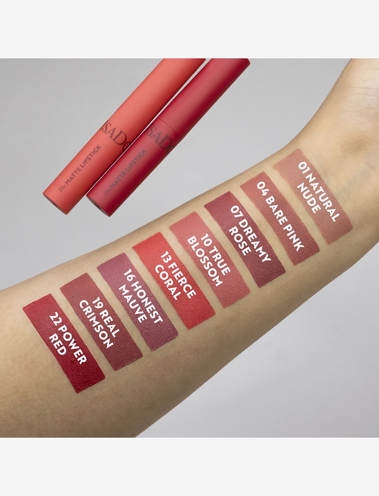 IsaDora - The Matte Lipstick 19 Real Crimson - smink - real crimson - 5