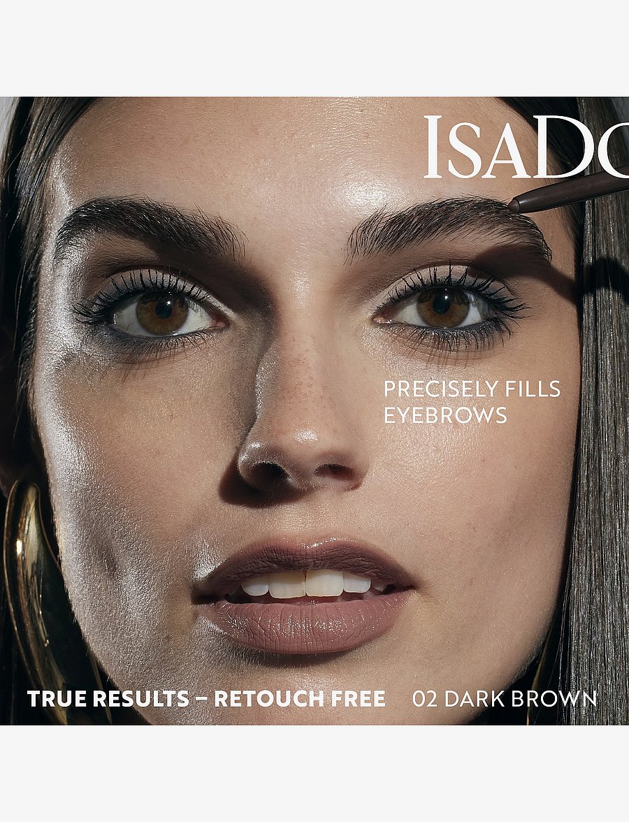IsaDora - The Brow Fix 24h Pencil Longwear & Waterproof 02 Dark Brown - silmad ja kulmud - dark brown - 3