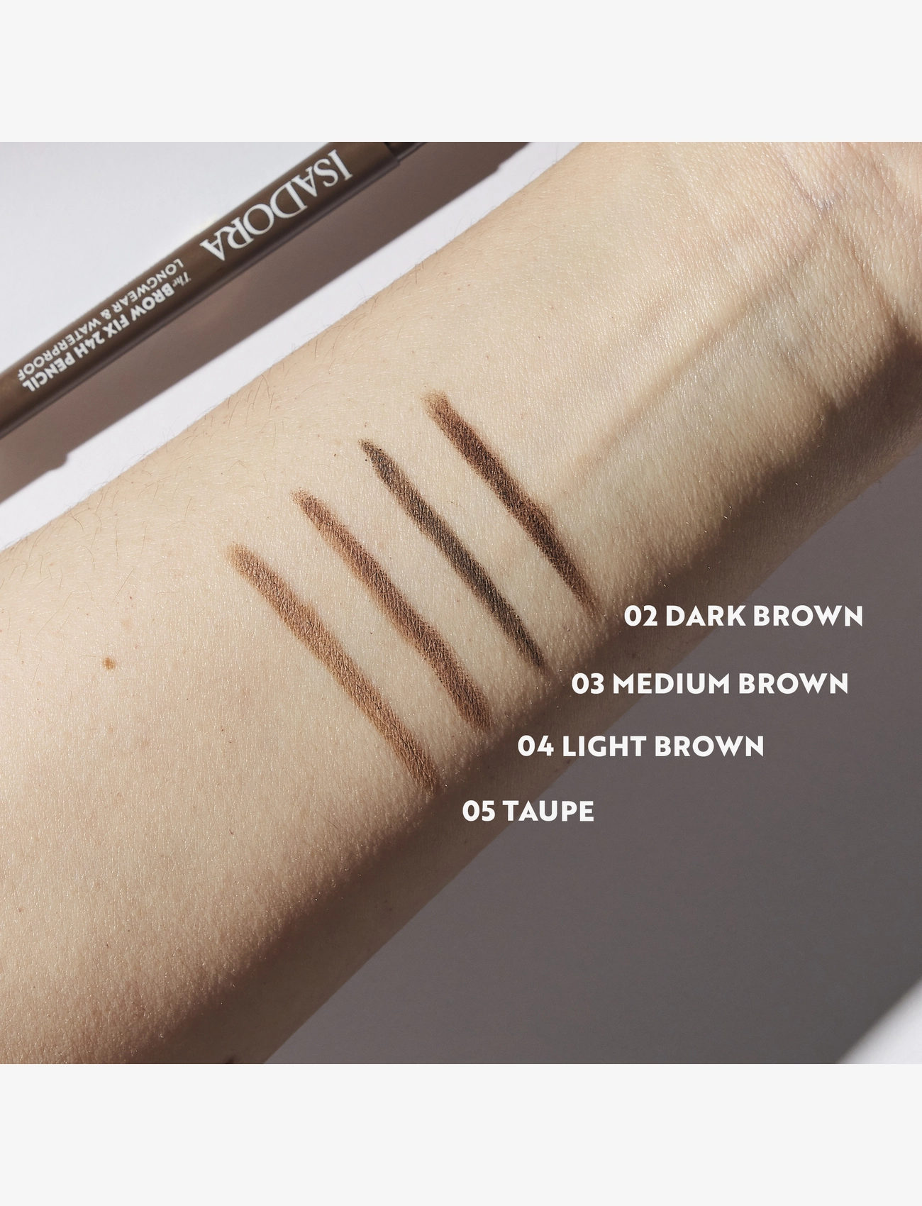 IsaDora - The Brow Fix 24h Pencil Longwear & Waterproof 04 Light Brown - silmad ja kulmud - light brown - 5