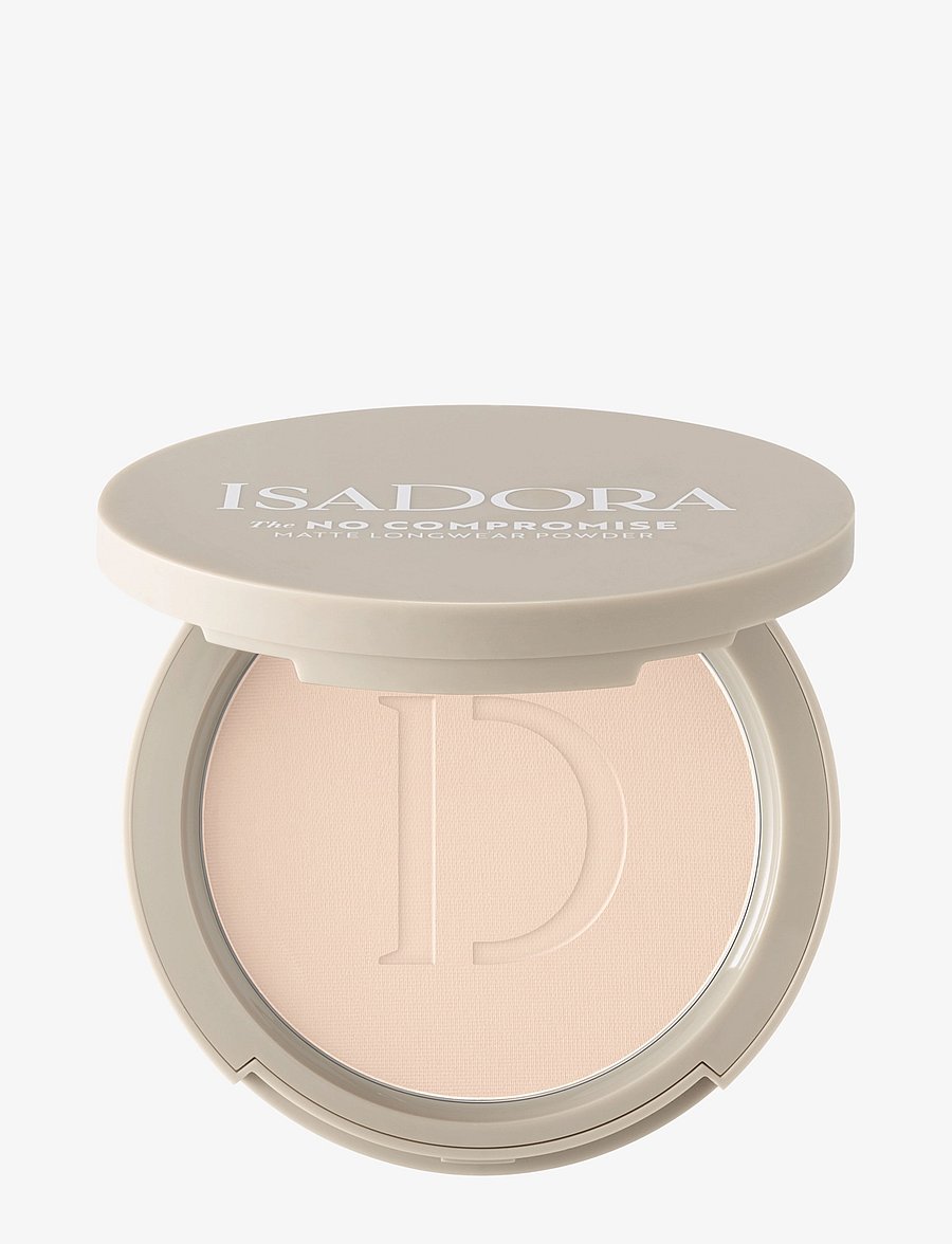 IsaDora - The No Compromise Matte Longwear Powder 61 Cool Ivory - makeup - cool ivory - 0
