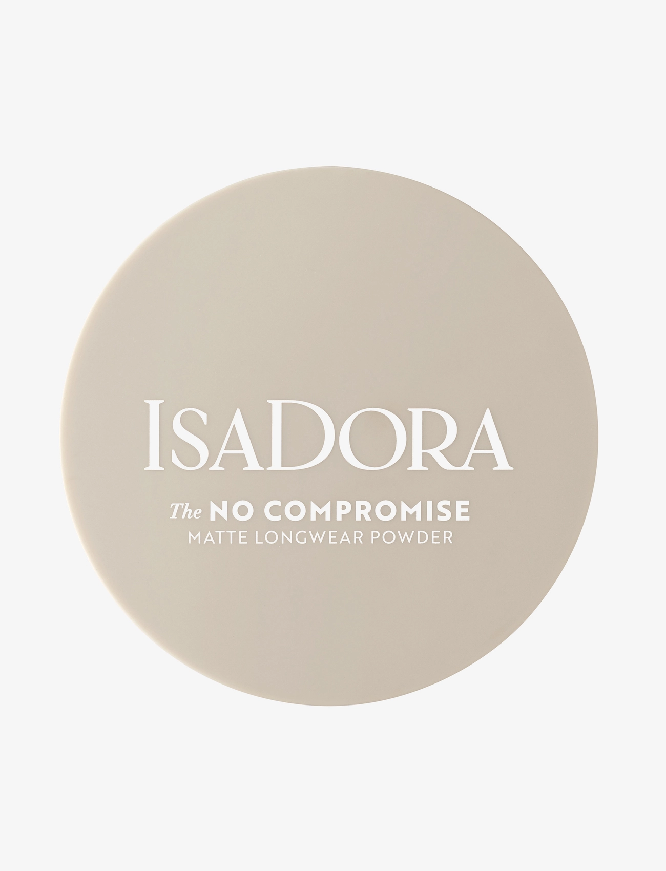 IsaDora The No Compromise Matte Longwear Powder 65 Neutral Beige, 7 g, Ansigt > Pudder, Dame