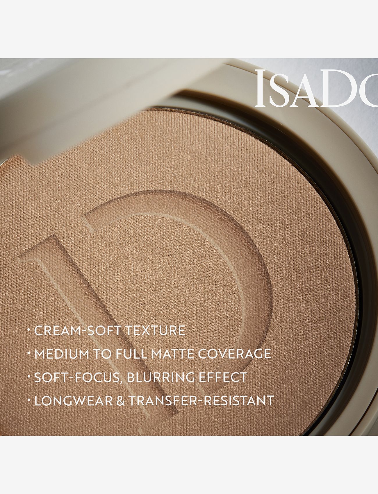 IsaDora - The No Compromise Matte Longwear Powder 72 Neutral Deep - konfirmation - neutral deep - 3