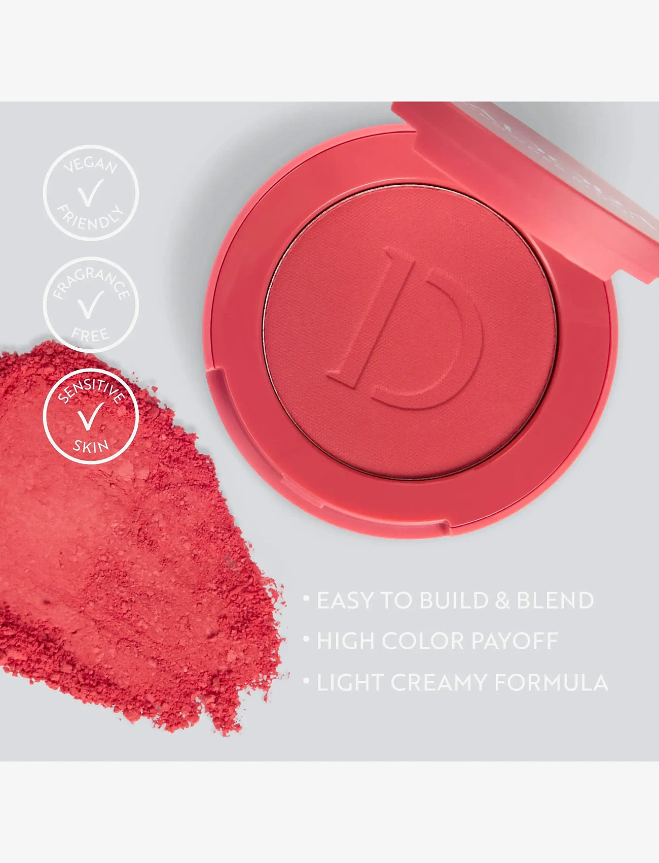 IsaDora - The Powder Blush 09 Coral Pink - makeup - coral pink - 3