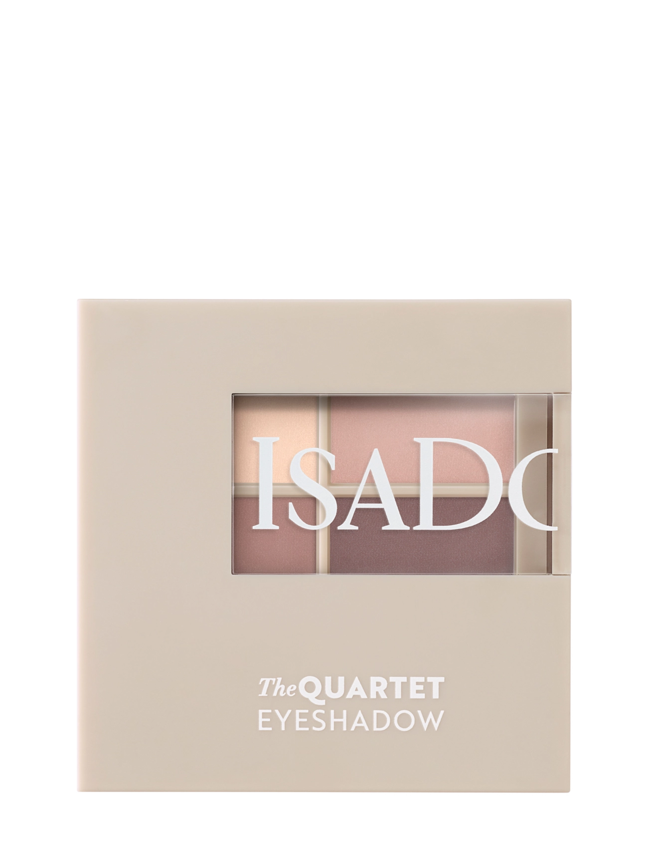 IsaDora - The Eyeshadow Quartet 01 Muddy Nudes - festtøj til outletpriser - muddy nudes - 1