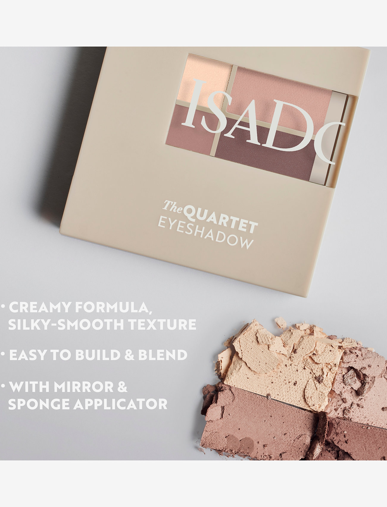 IsaDora - The Eyeshadow Quartet 02 Neo Mint - makeup - neo mint - 3