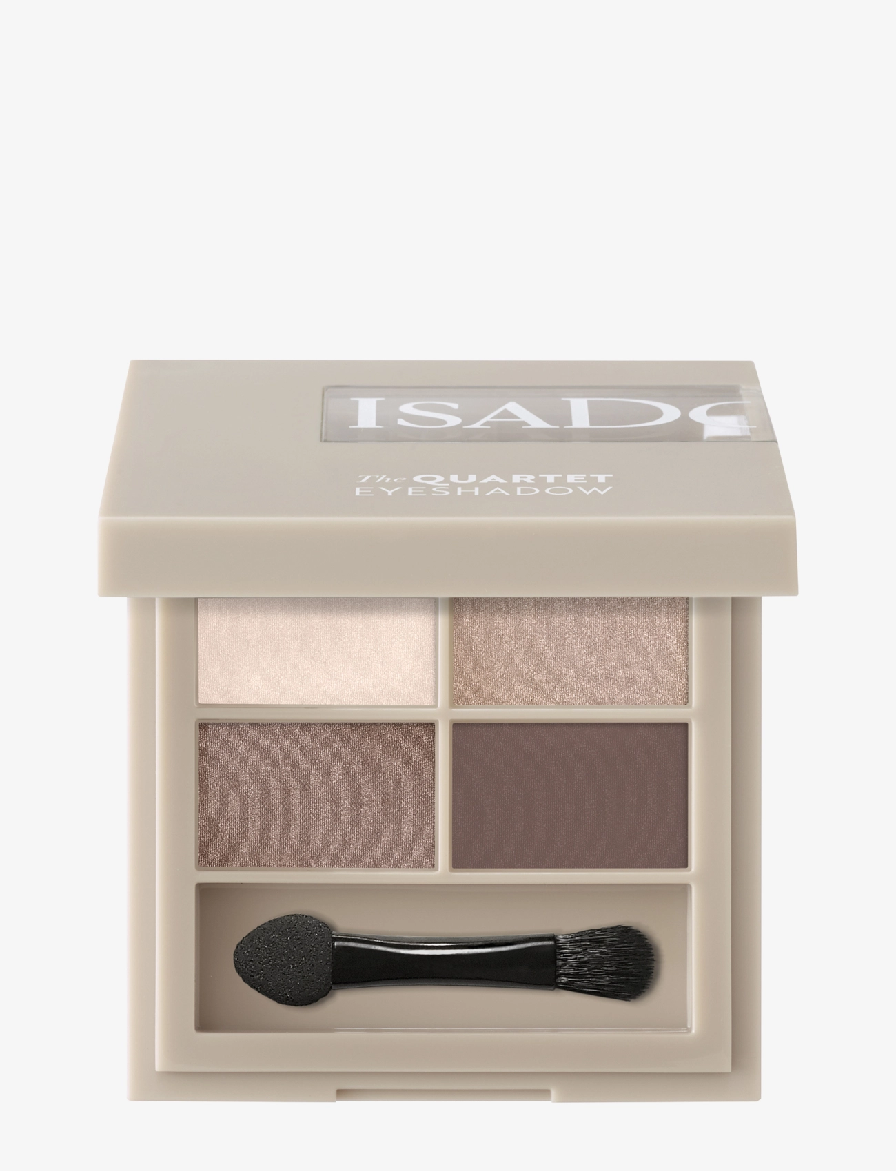 IsaDora The Eyeshadow Quartet 04 Cappuccino, Øjenpalette, Brun, Str: 3.5 G