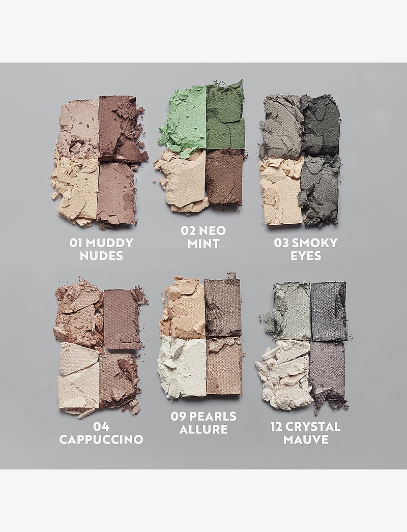 IsaDora - The Eyeshadow Quartet 12 Crystal Mauve - makeup - crystal mauve - 4