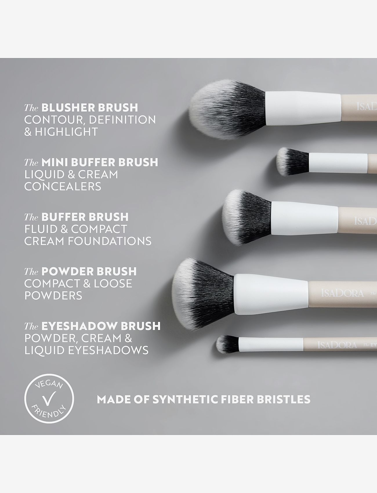 IsaDora - The Buffer Brush - black - 2