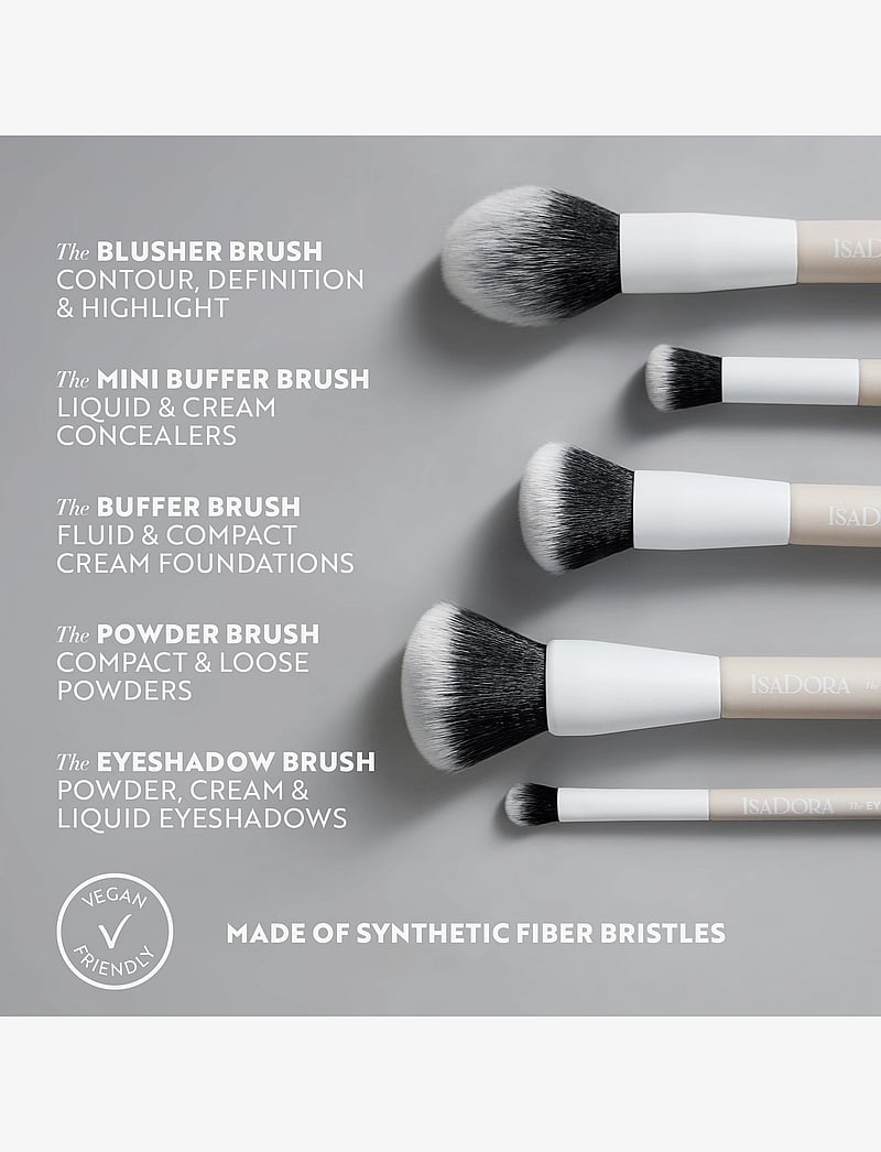 IsaDora - The Buffer Brush - makeup - black - 2